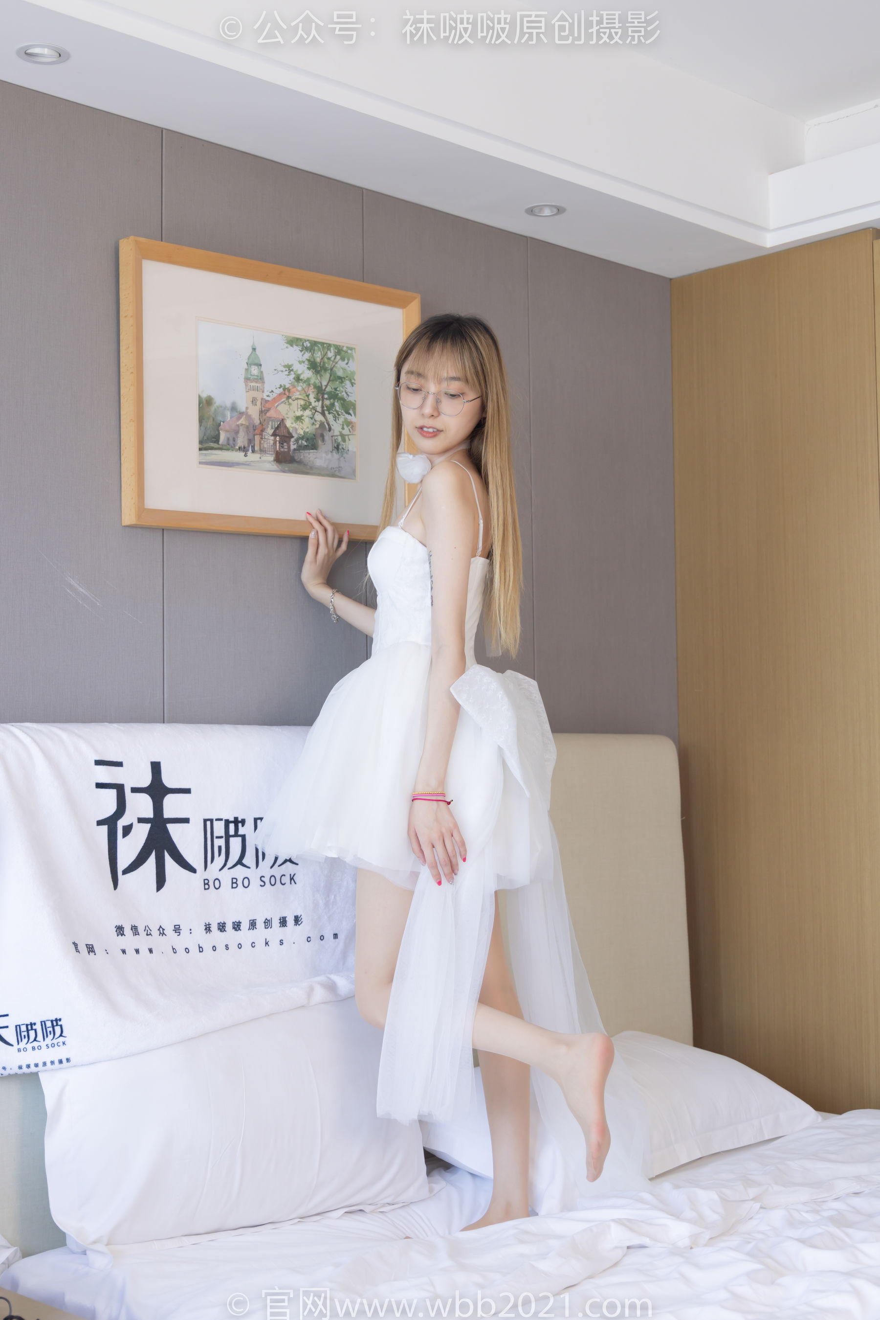 BoBoSocks袜啵啵 No.277 稚予 - 高跟鞋、肉丝、裸足、婚纱小礼裙