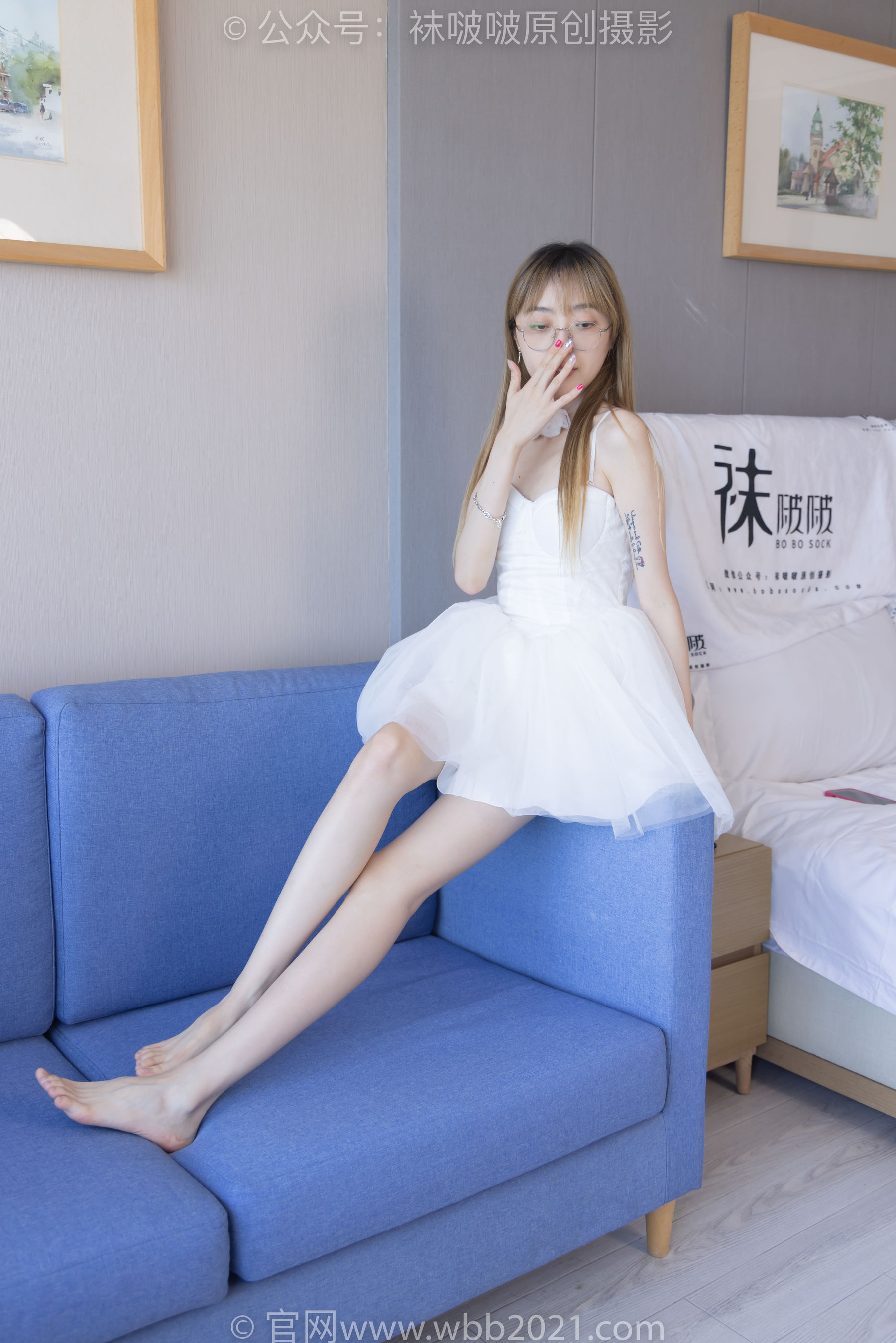 BoBoSocks袜啵啵 No.277 稚予 - 高跟鞋、肉丝、裸足、婚纱小礼裙