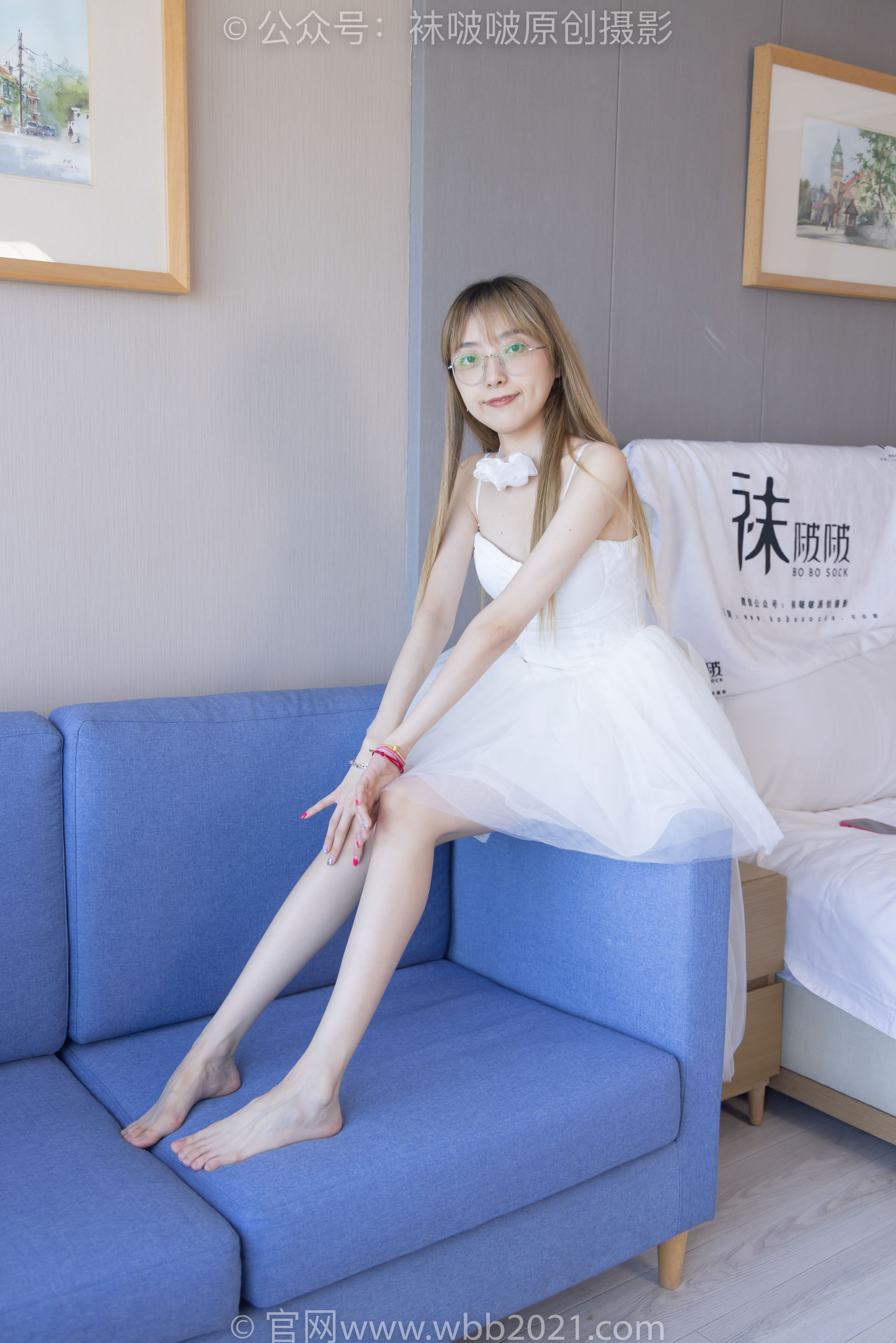 BoBoSocks袜啵啵 No.277 稚予 - 高跟鞋、肉丝、裸足、婚纱小礼裙