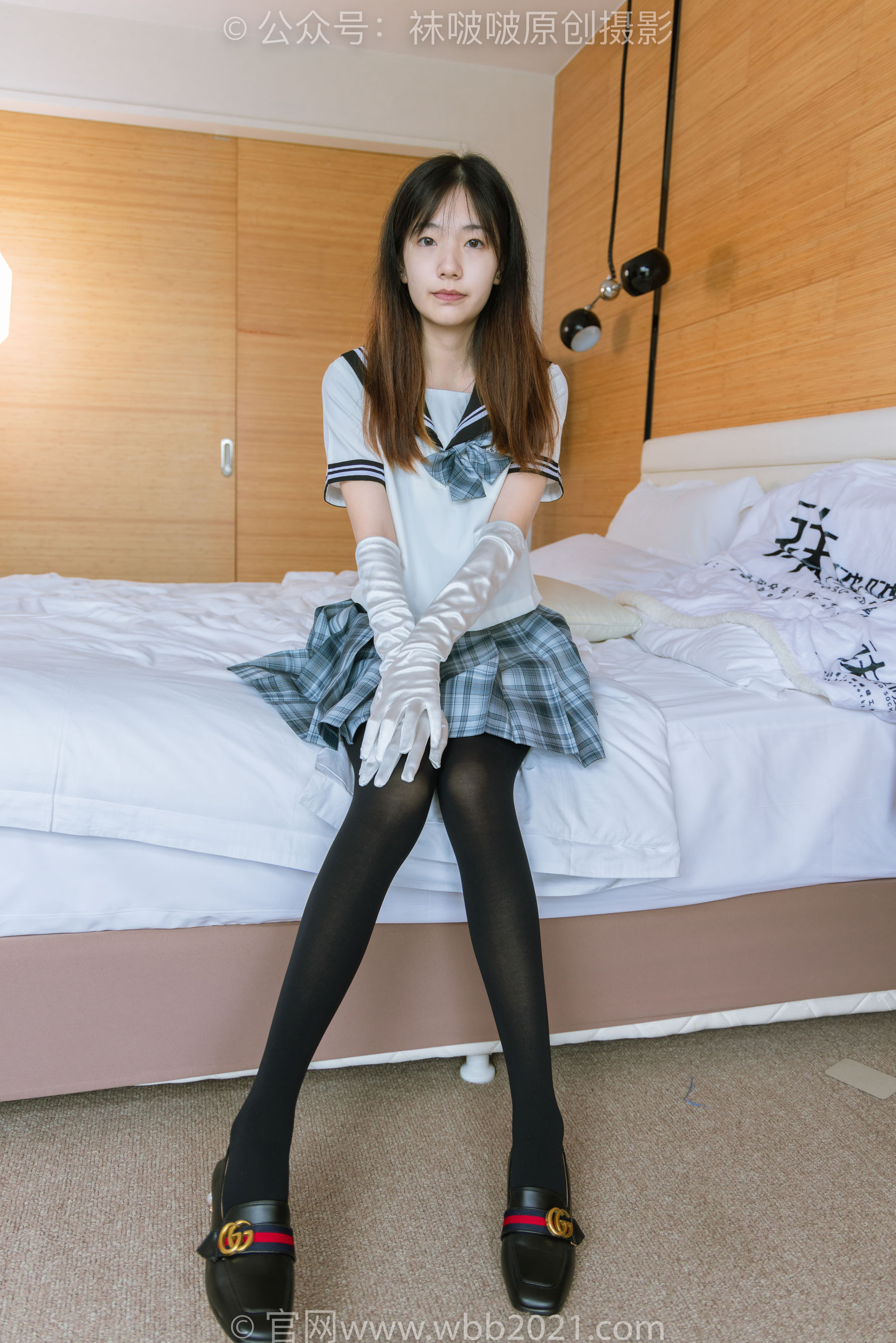 BoBoSocks袜啵啵 No.278 小甜豆 - 皮鞋、厚黑丝、jk制服、踩泡面