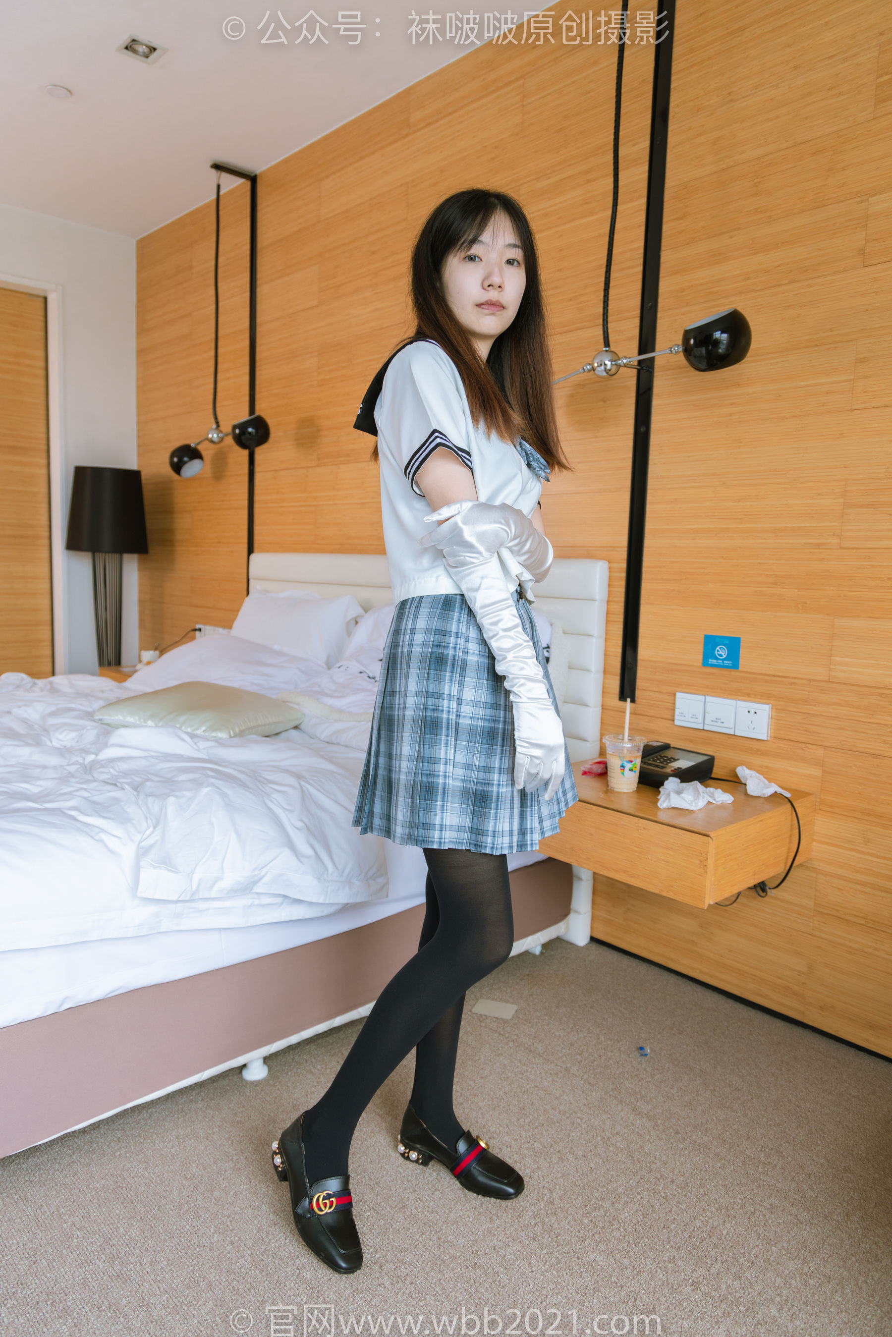BoBoSocks袜啵啵 No.278 小甜豆 - 皮鞋、厚黑丝、jk制服、踩泡面