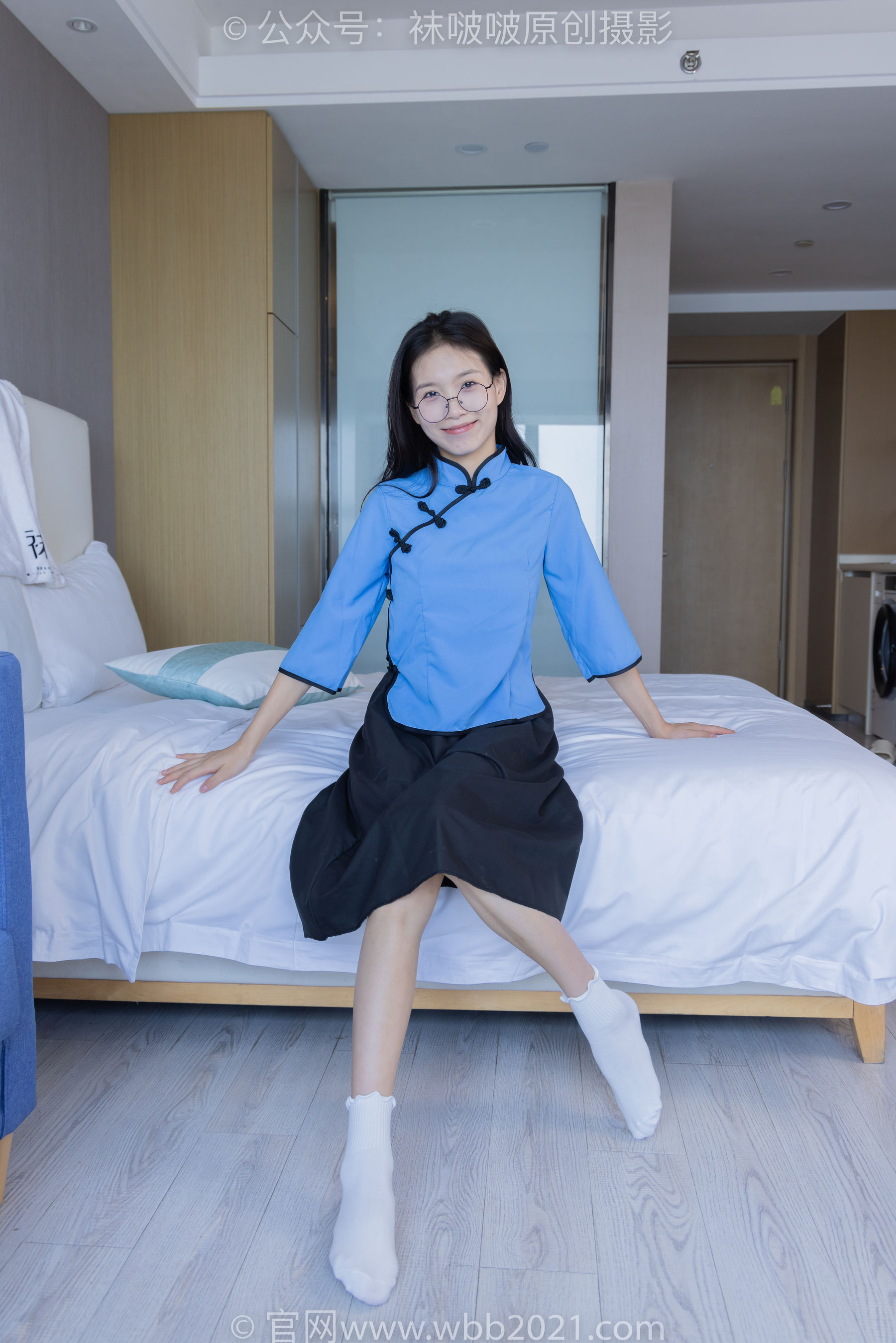 BoBoSocks袜啵啵 No.279 芝士 - 皮鞋、白棉袜、民国学生装