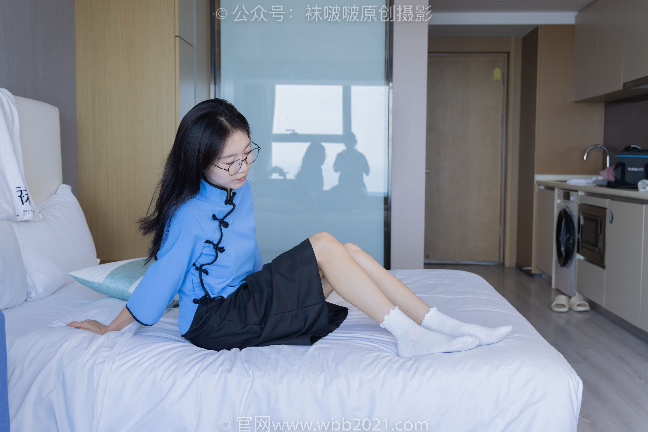 BoBoSocks袜啵啵 No.279 芝士 - 皮鞋、白棉袜、民国学生装
