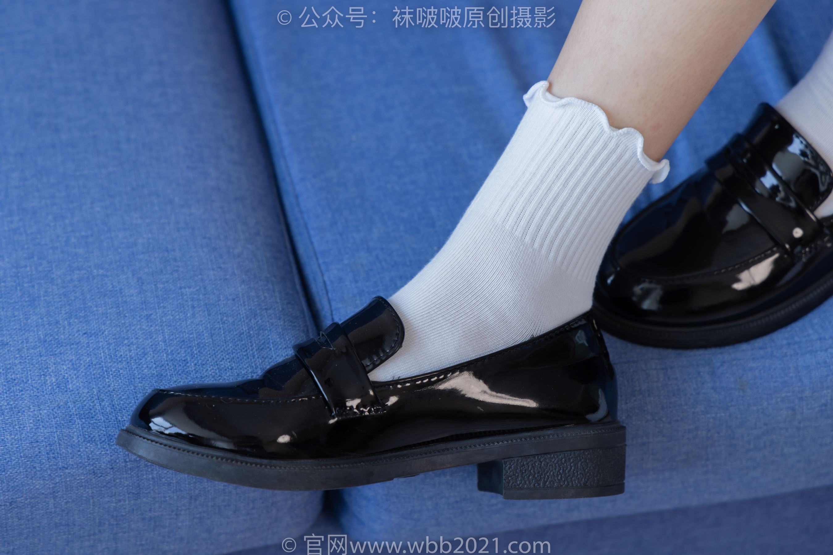 BoBoSocks袜啵啵 No.279 芝士 - 皮鞋、白棉袜、民国学生装