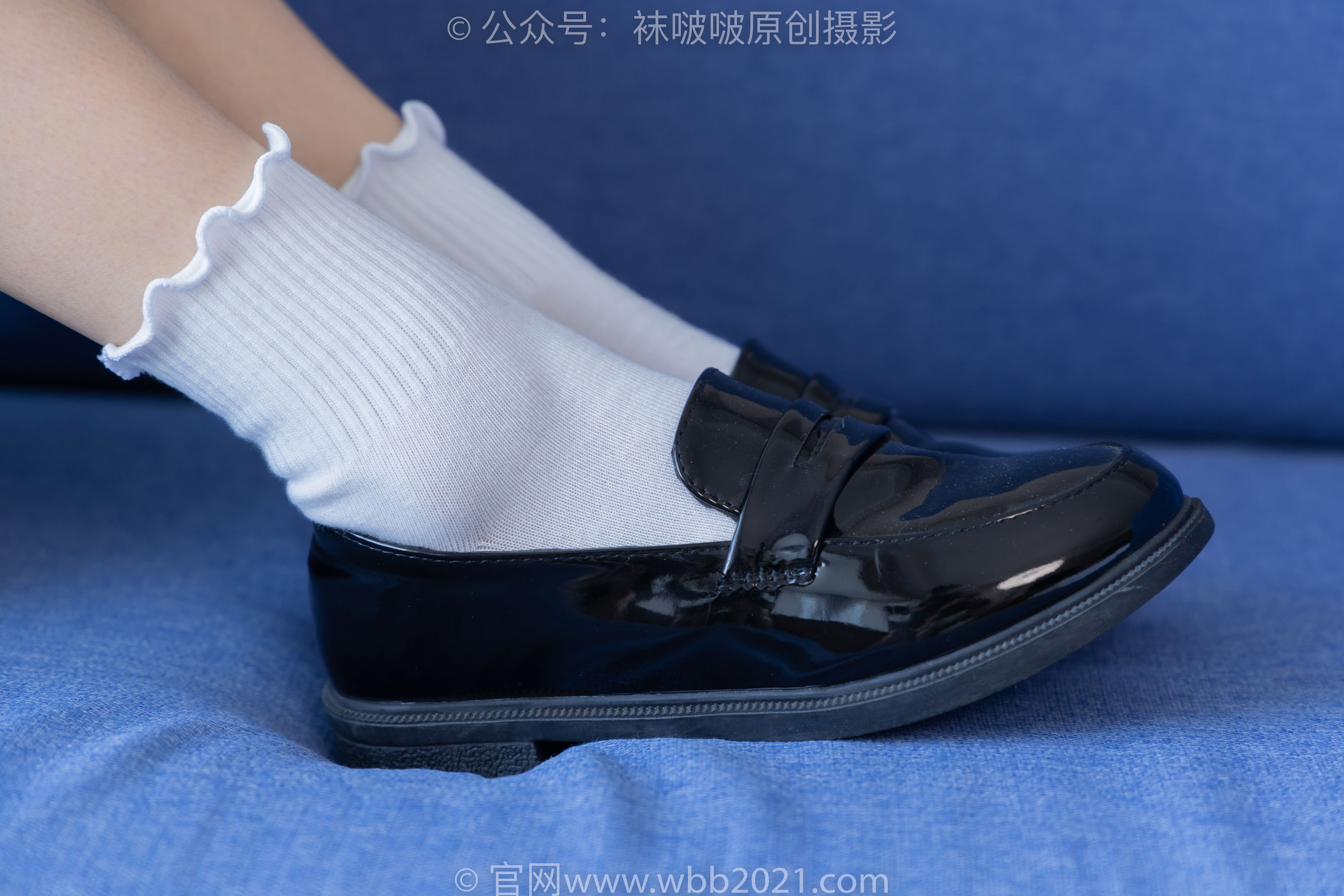 BoBoSocks袜啵啵 No.279 芝士 - 皮鞋、白棉袜、民国学生装