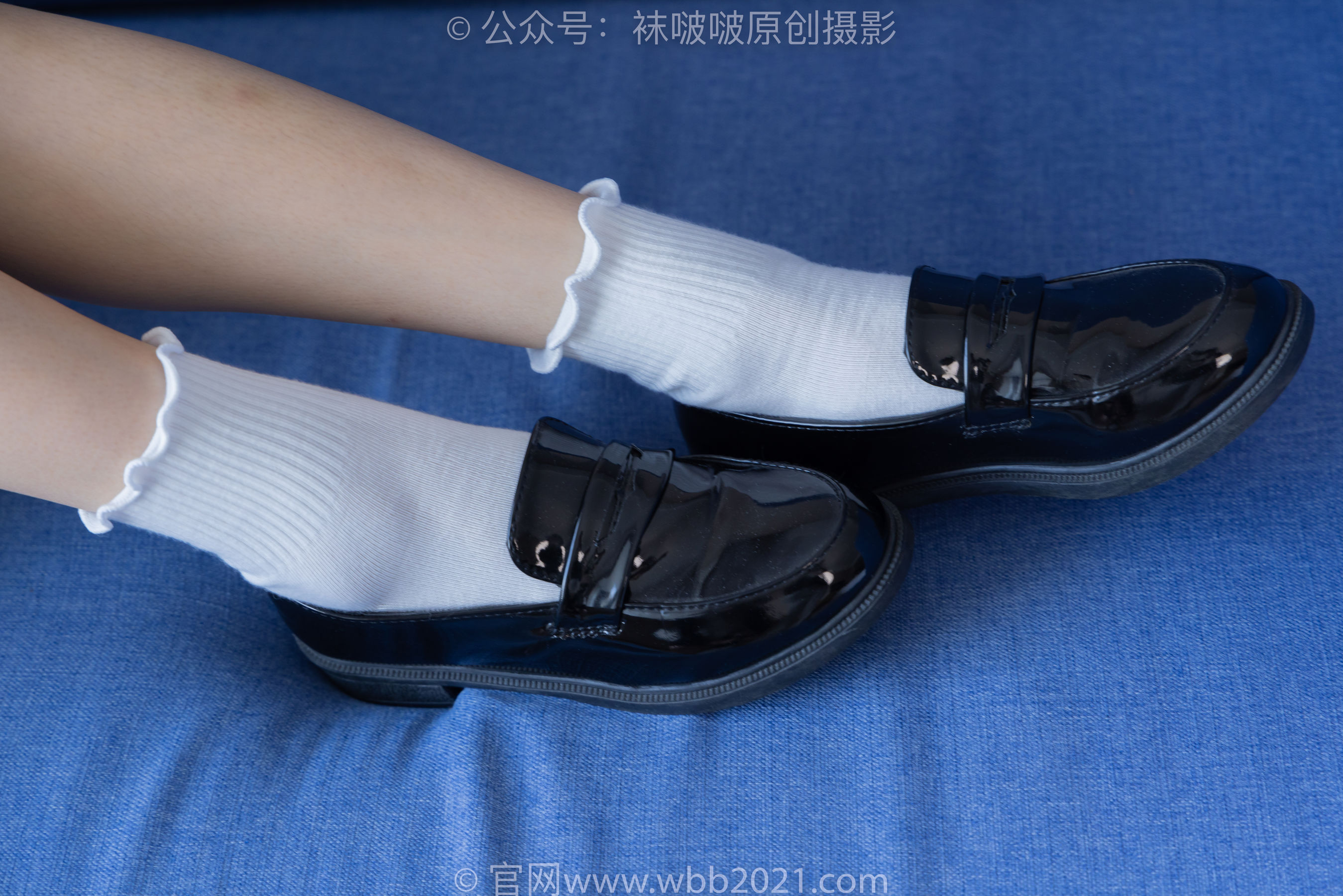BoBoSocks袜啵啵 No.279 芝士 - 皮鞋、白棉袜、民国学生装