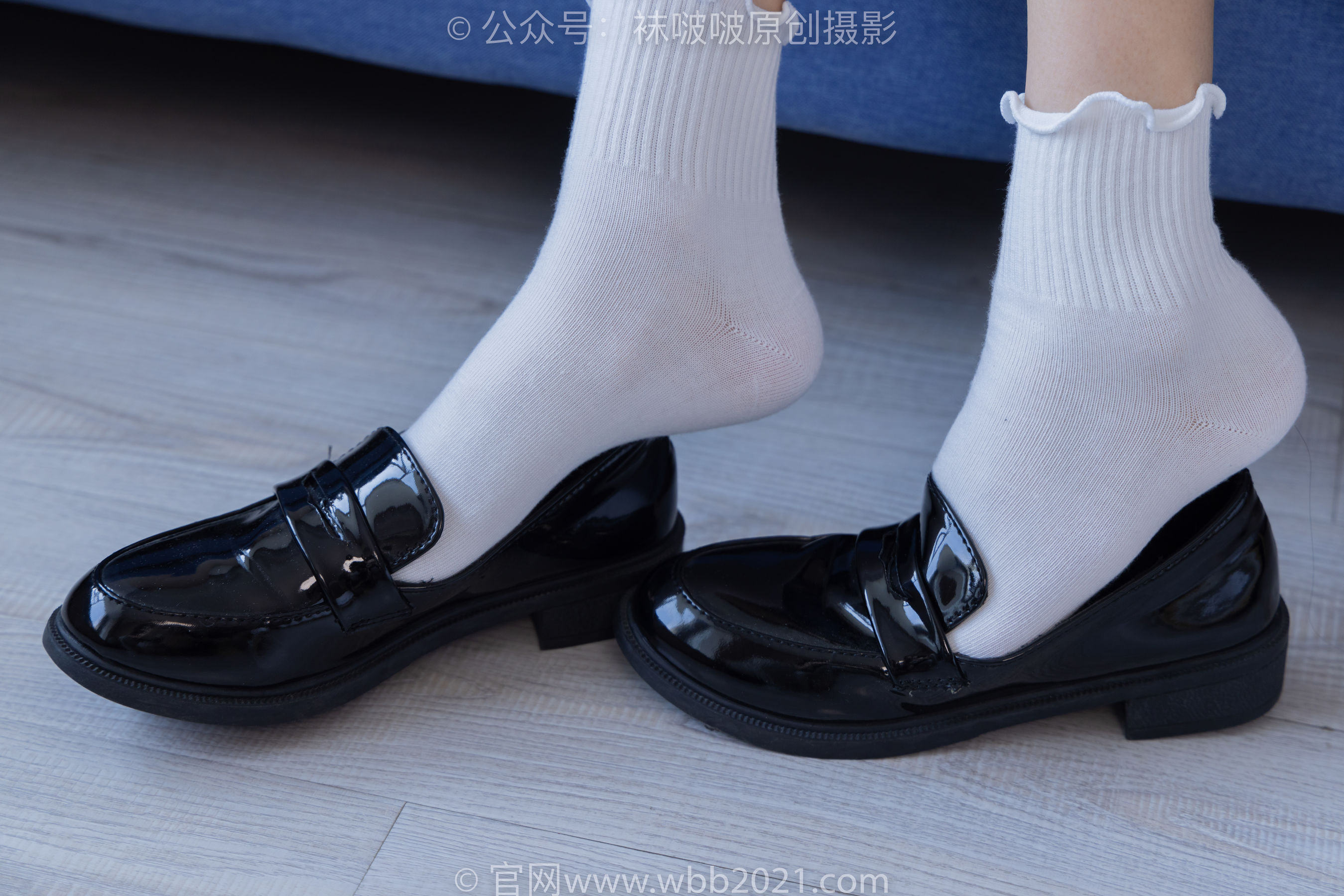 BoBoSocks袜啵啵 No.279 芝士 - 皮鞋、白棉袜、民国学生装