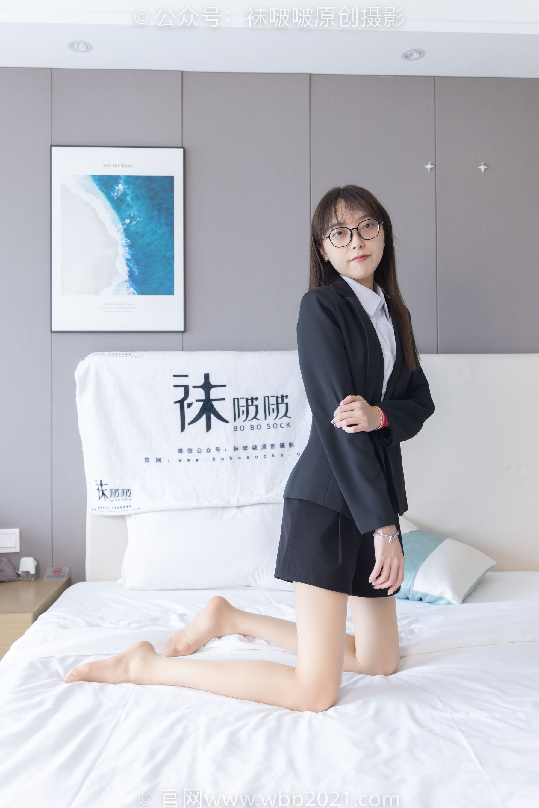 BoBoSocks袜啵啵 No.280 稚予 - 马丁靴、高跟鞋、黑棉袜、肉丝