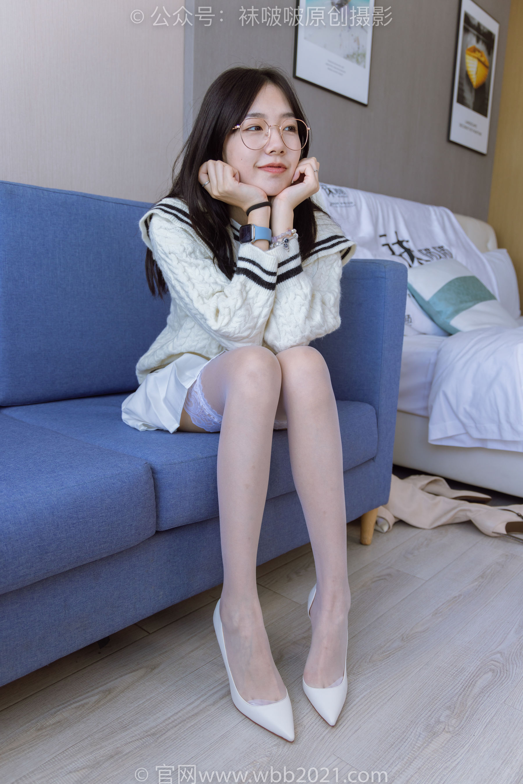 BoBoSocks袜啵啵 No.282 小甜豆 - 长靴、高跟鞋、白丝大腿袜