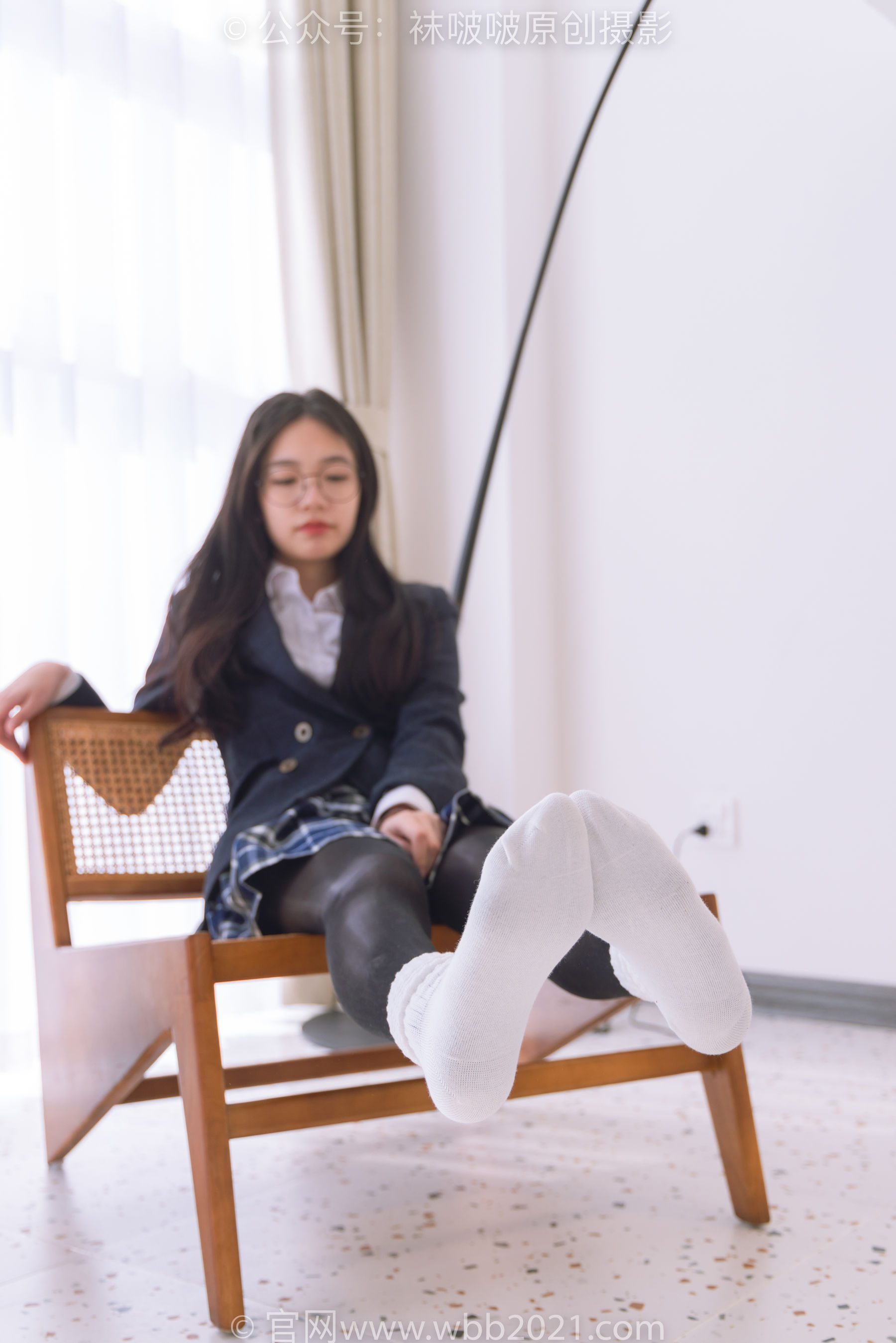 BoBoSocks袜啵啵 No.284 小甜豆 - 短靴、皮鞋、两双白棉袜、油亮黑丝、爱心印花白丝
