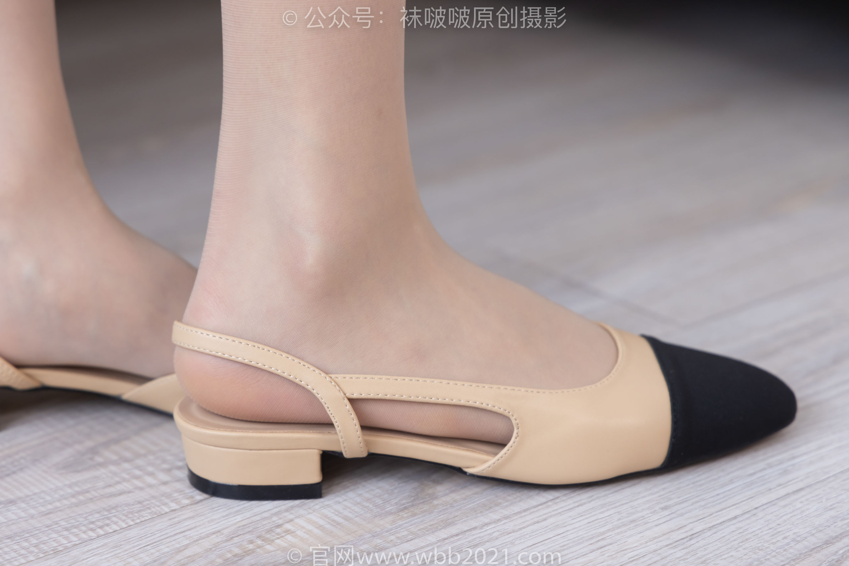 BoBoSocks袜啵啵 No.289 芝士 - 平底鞋、肉丝