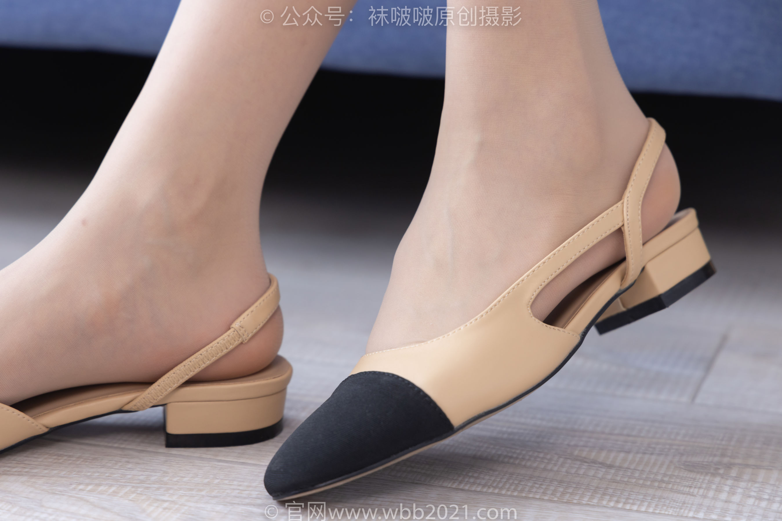 BoBoSocks袜啵啵 No.289 芝士 - 平底鞋、肉丝