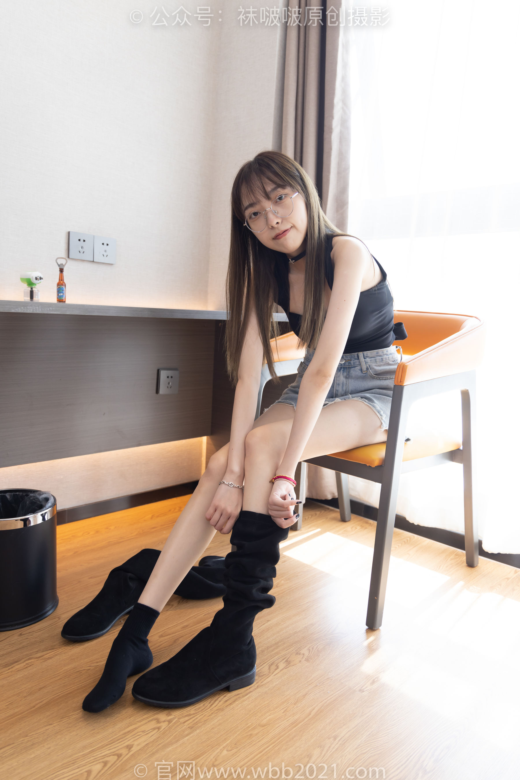 BoBoSocks袜啵啵 No.291 稚予 - 长靴、板鞋、白棉袜、黑棉袜、裸足