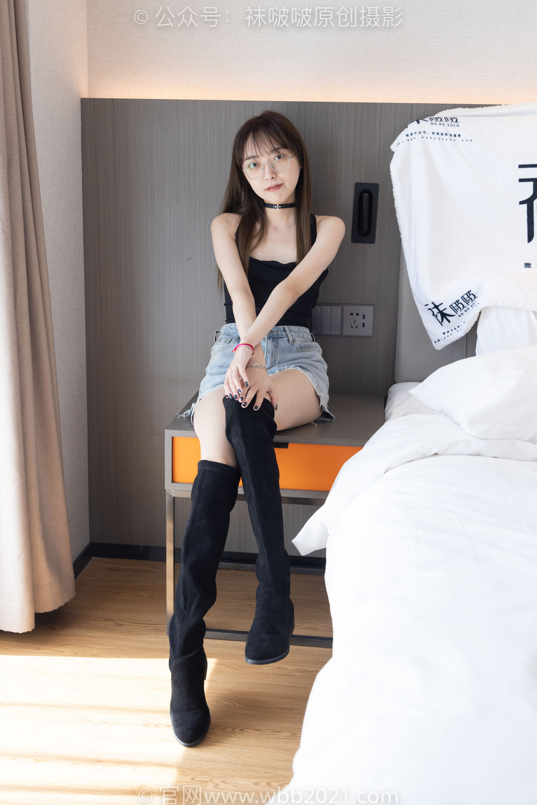 BoBoSocks袜啵啵 No.291 稚予 - 长靴、板鞋、白棉袜、黑棉袜、裸足