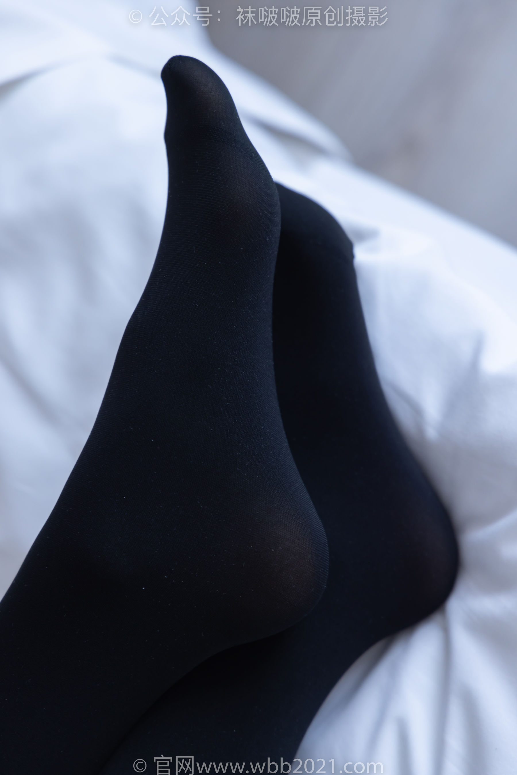 BoBoSocks袜啵啵 No.292 奶油 - 两双平底鞋、厚黑丝、厚肉丝