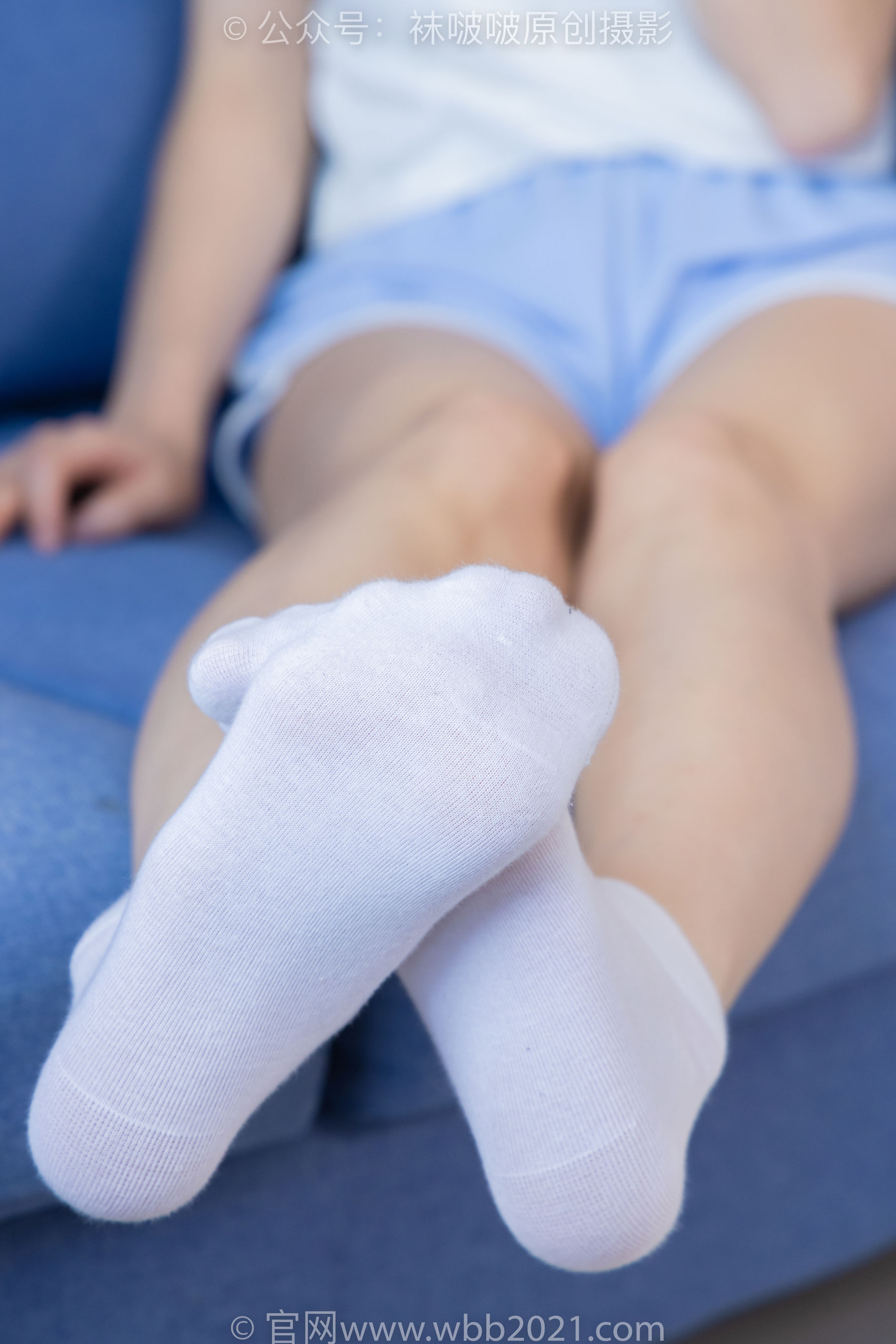 BoBoSocks袜啵啵 No.294 芝士 - 板鞋、白棉袜