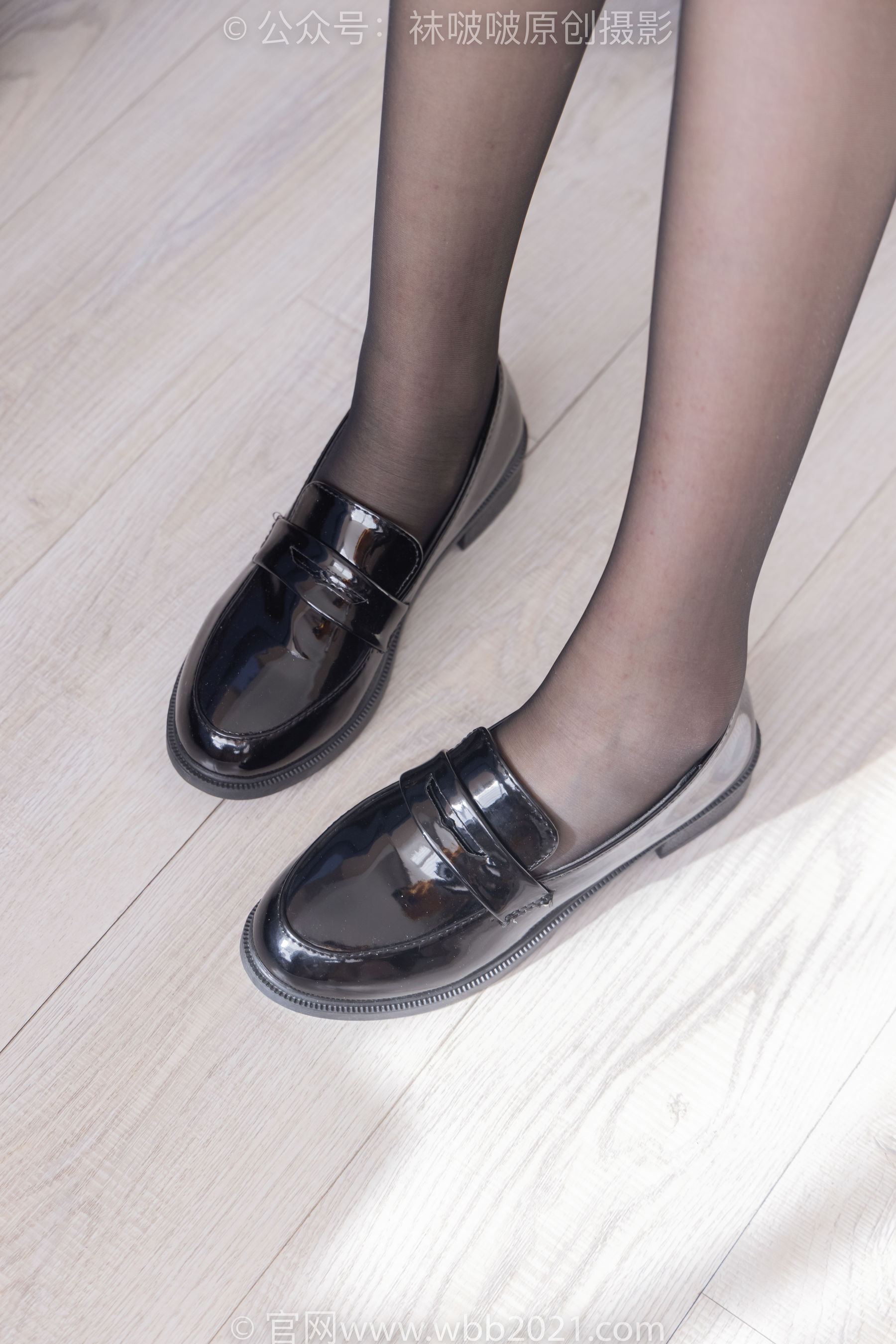 BoBoSocks袜啵啵 No.296 小甜豆 - 皮鞋、平底鞋、黑丝、油亮厚黑丝