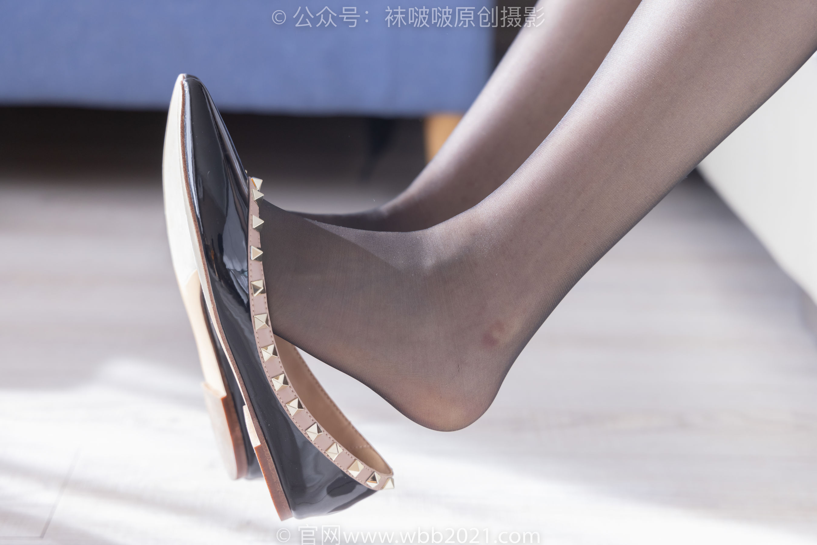 BoBoSocks袜啵啵 No.296 小甜豆 - 皮鞋、平底鞋、黑丝、油亮厚黑丝
