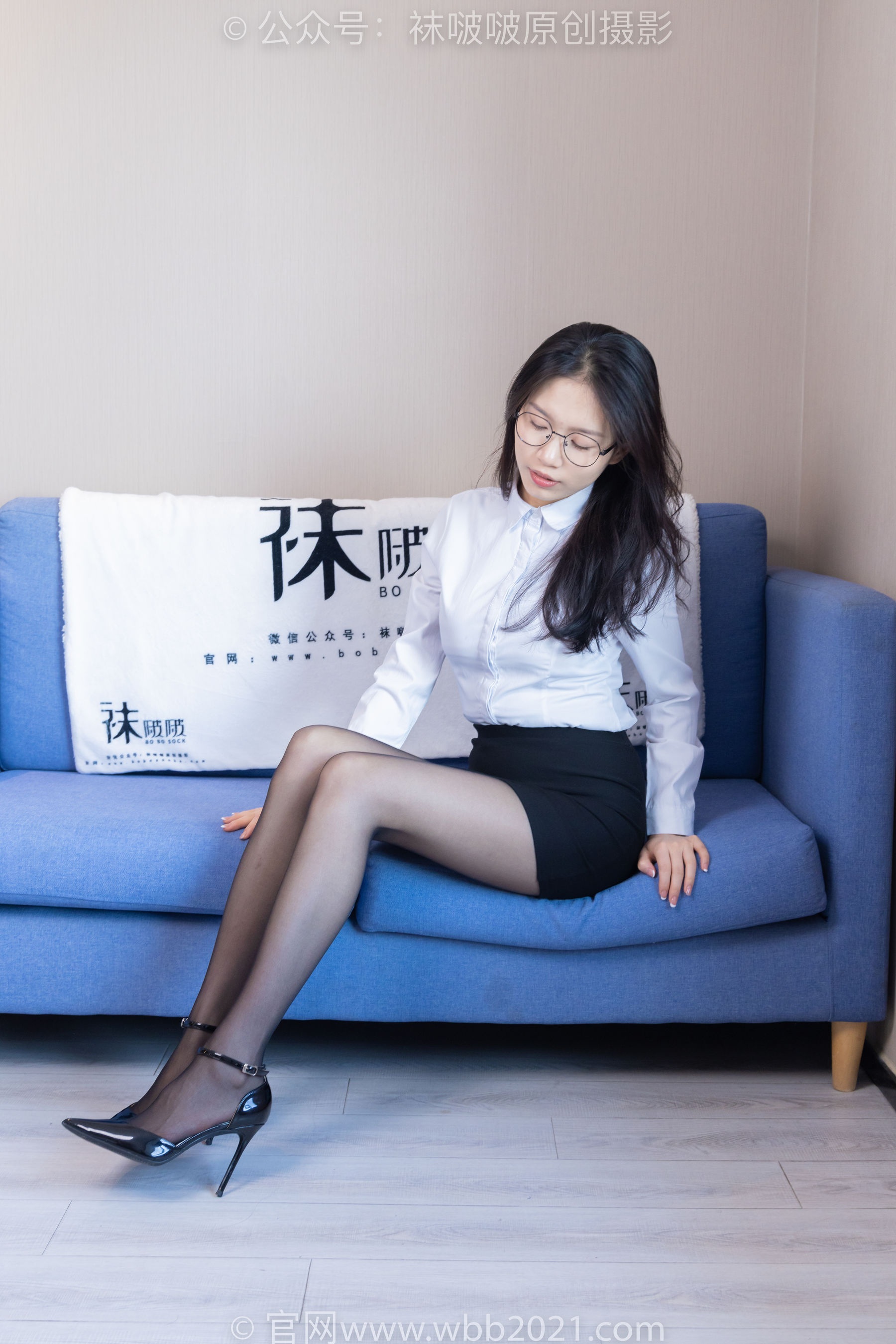 BoBoSocks袜啵啵 No.300 芝士 - 高跟鞋、黑丝、ol风