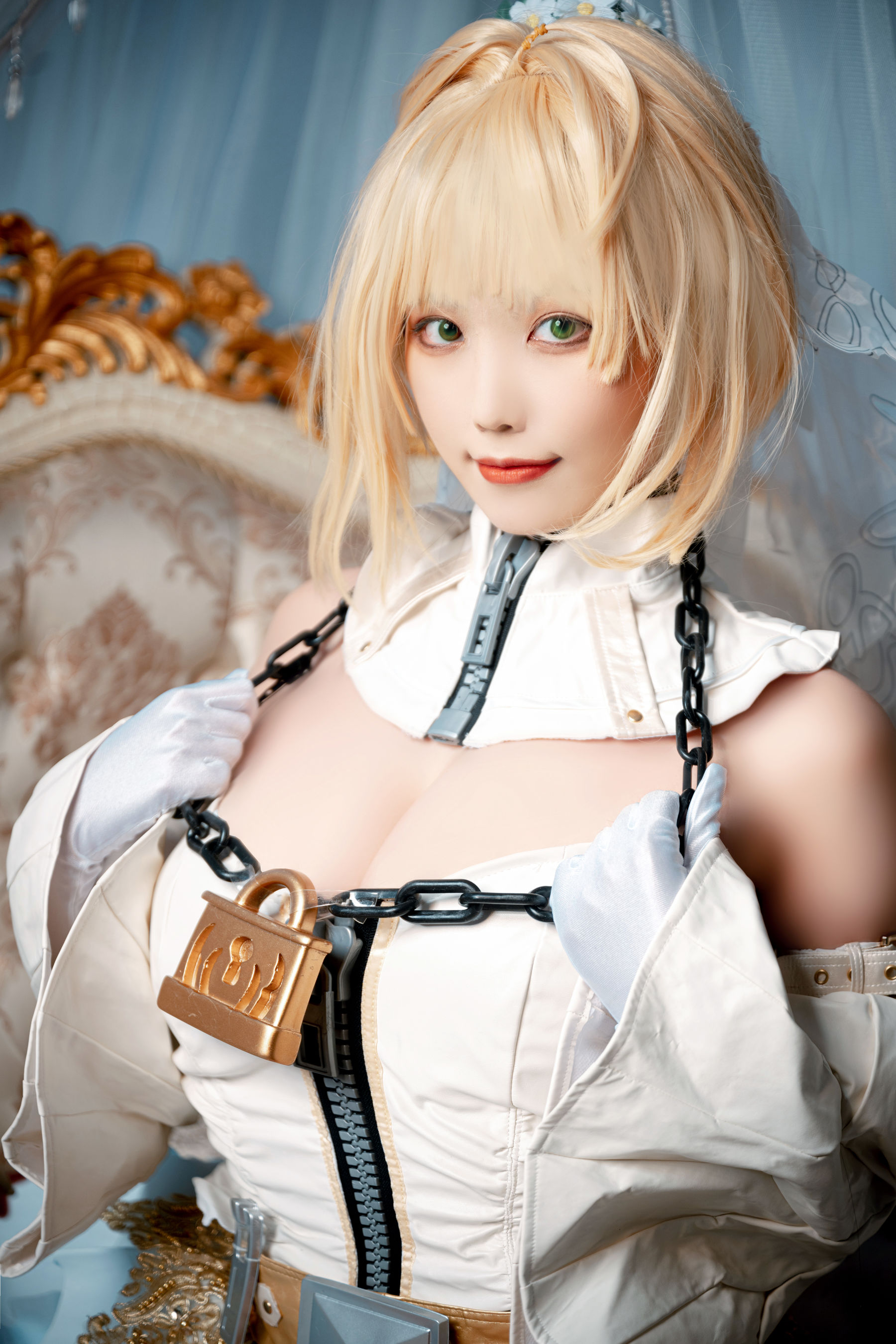 Cosplay 汪知子 - 尼禄花嫁