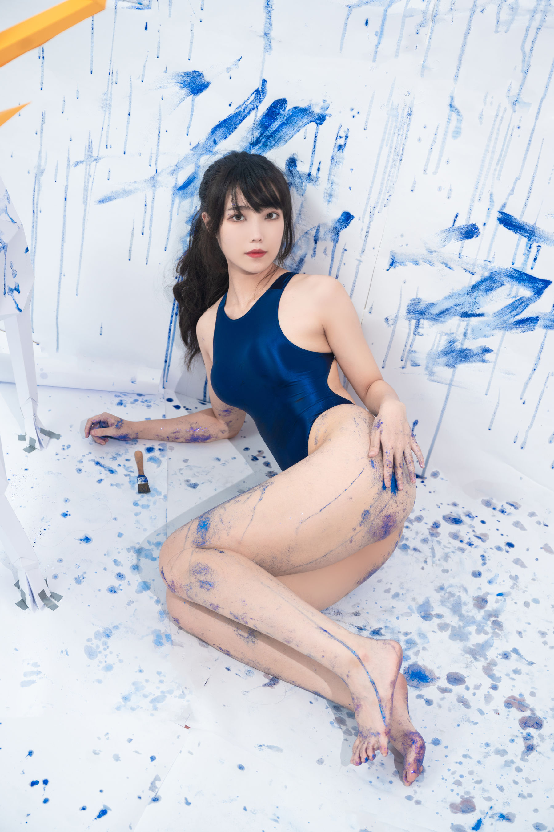 Cosplay 汪知子 - 蓝色闪粉