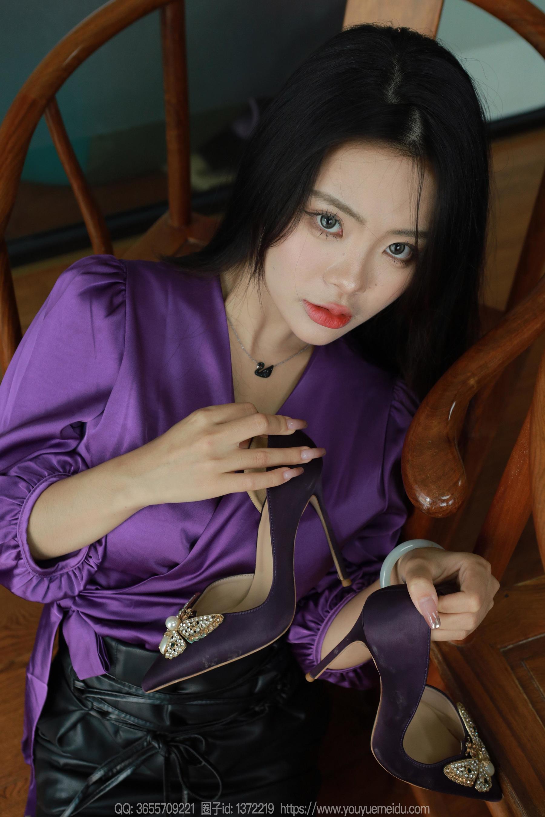 IESS异思趣向 - 模特：兔兔 《紫色韵味》