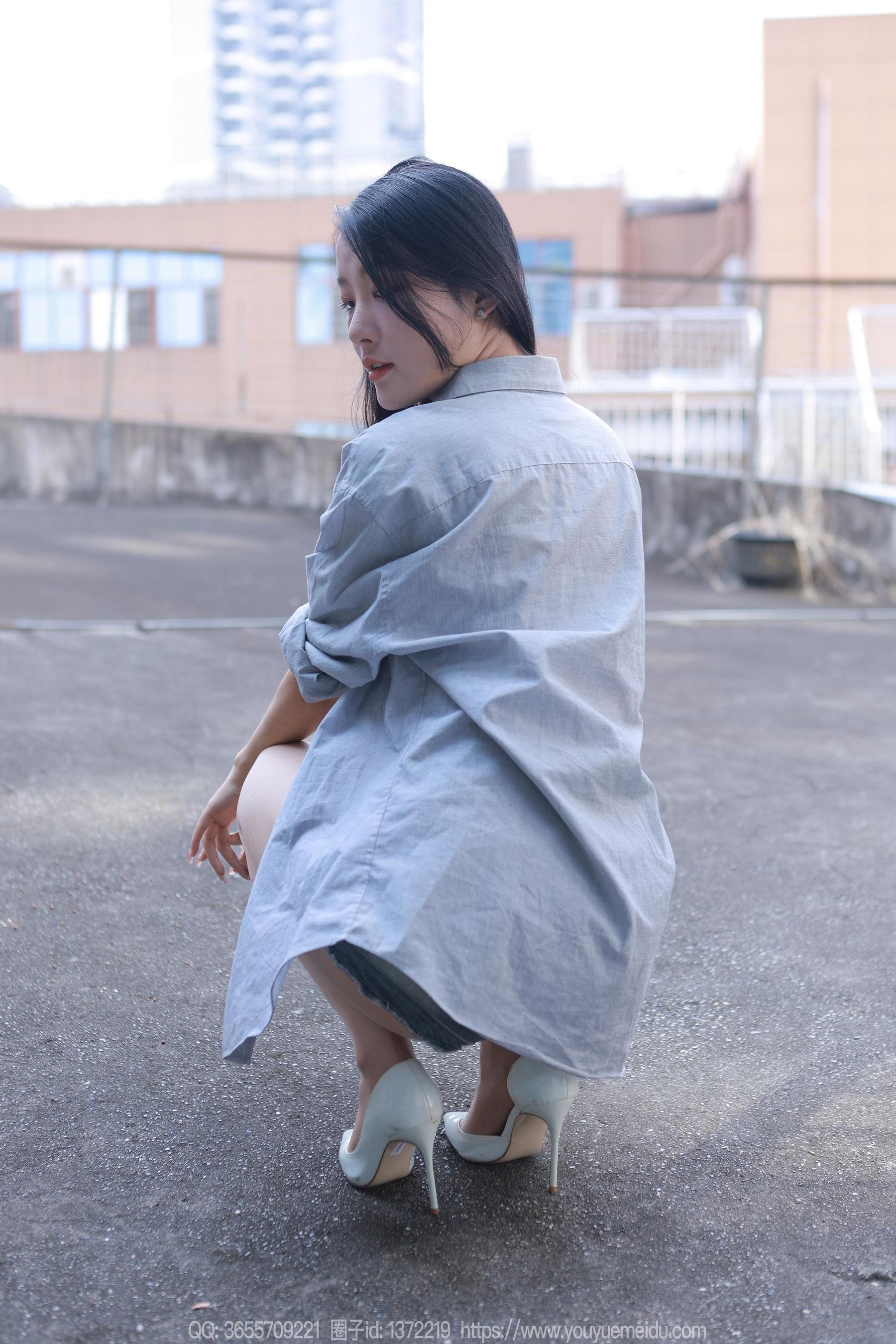 IESS异思趣向 - 模特：婉萍 《超短牛仔裤》