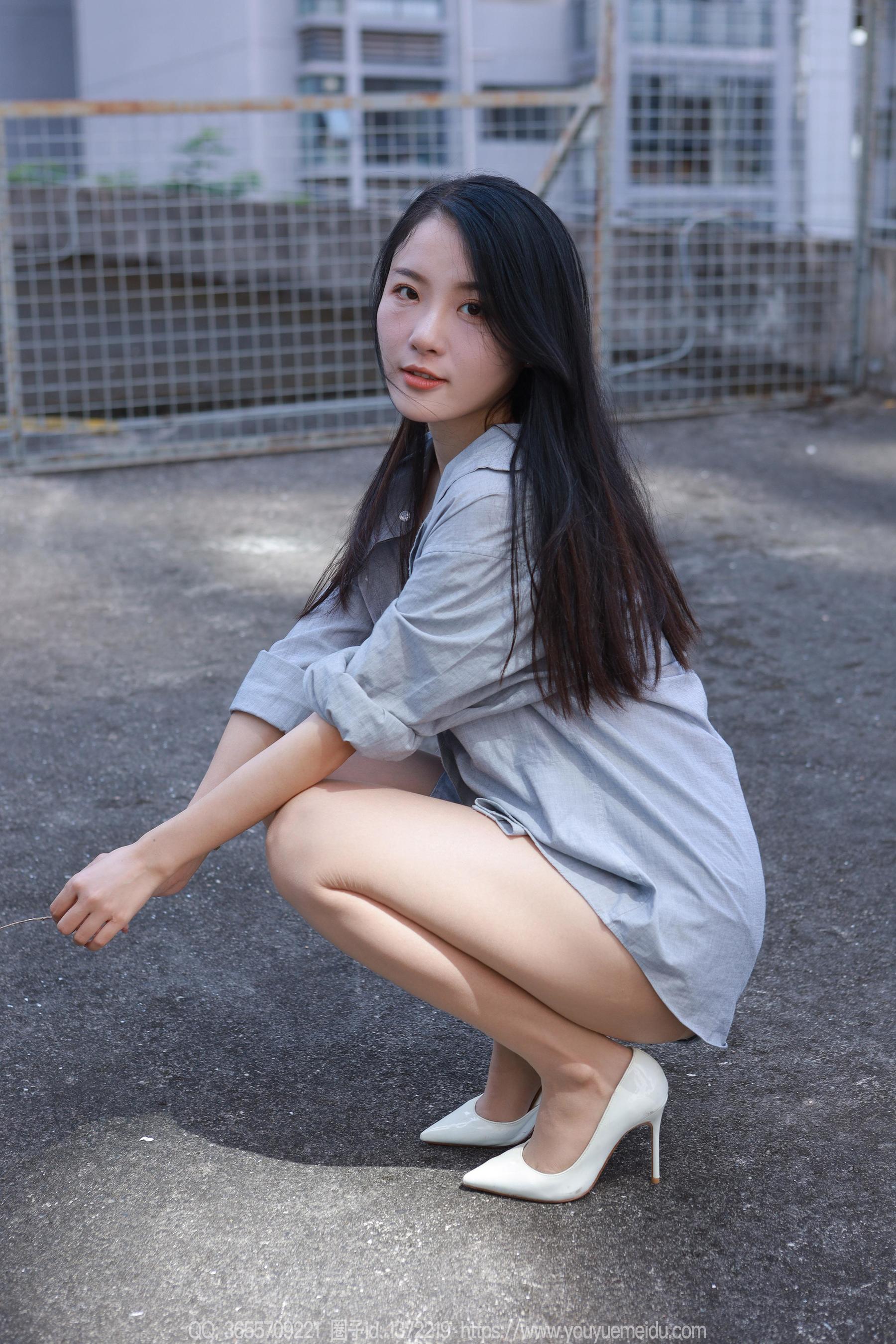 IESS异思趣向 - 模特：婉萍 《超短牛仔裤》
