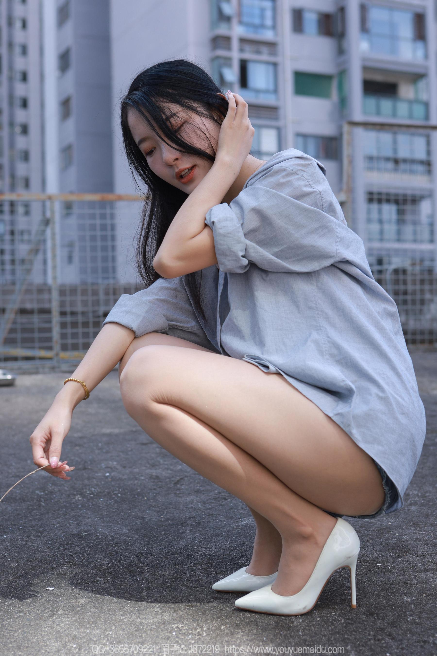 IESS异思趣向 - 模特：婉萍 《超短牛仔裤》