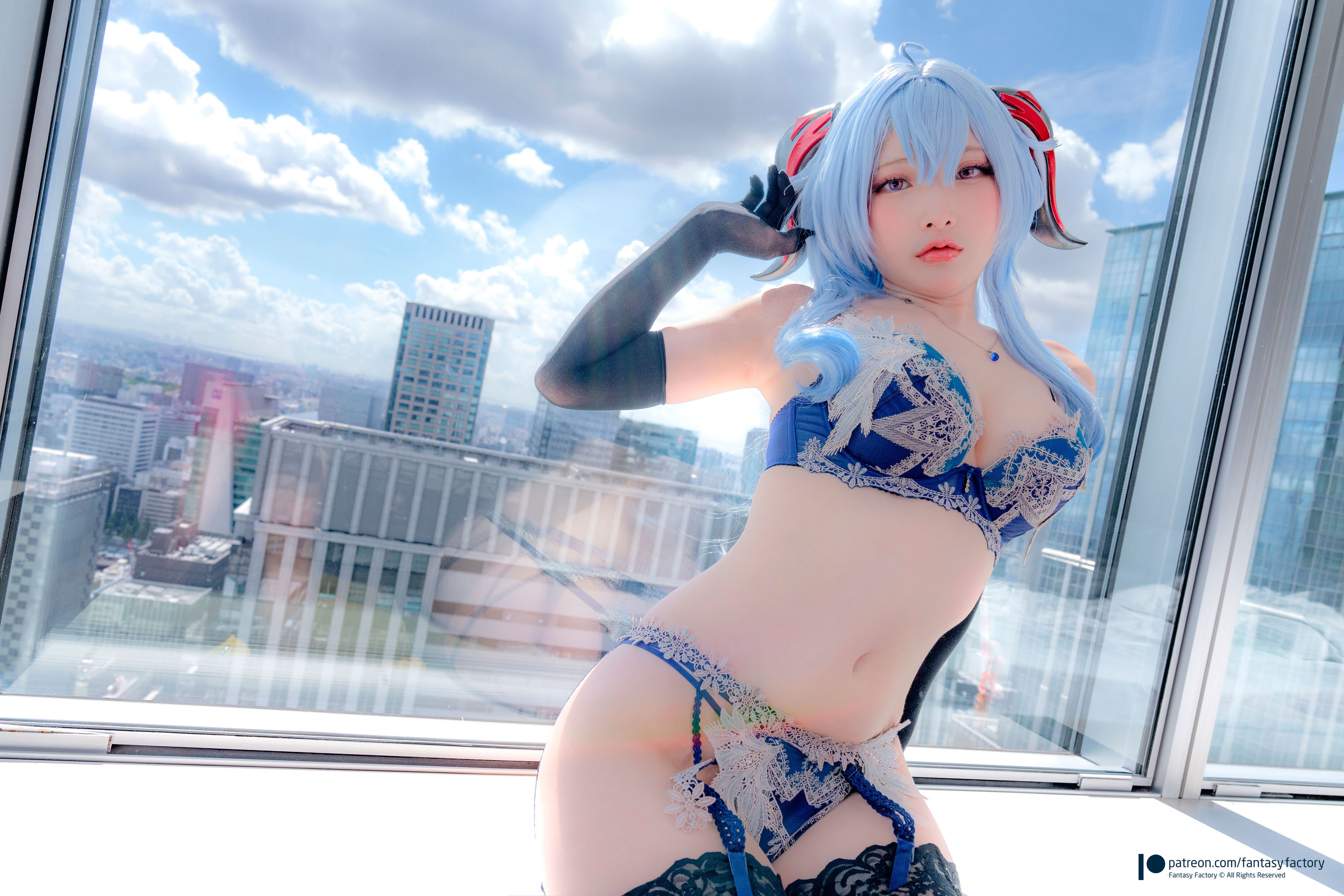 [Fantasy Factory] 小丁 Cosplay写真 - 甘雨内衣