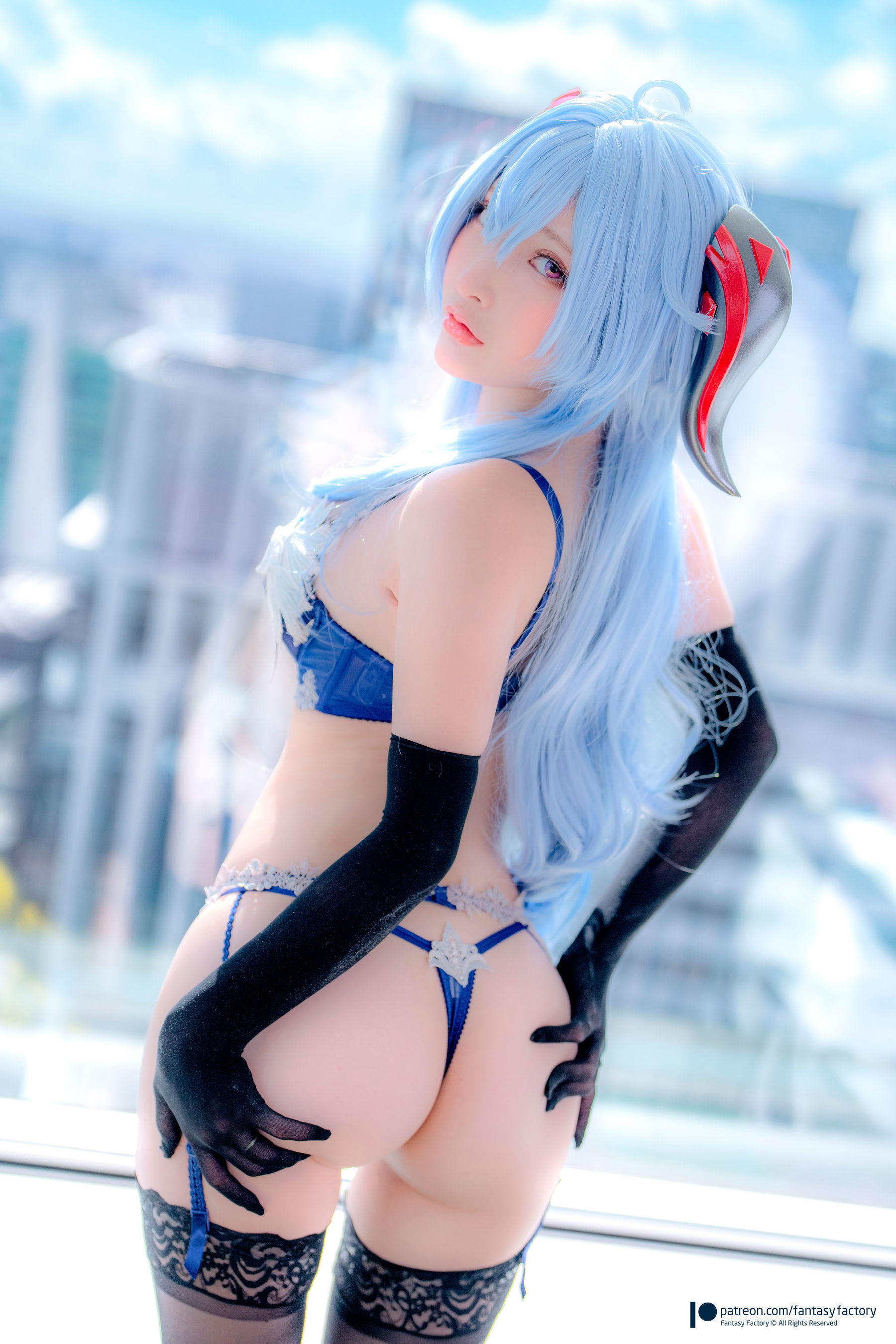 [Fantasy Factory] 小丁 Cosplay写真 - 甘雨内衣