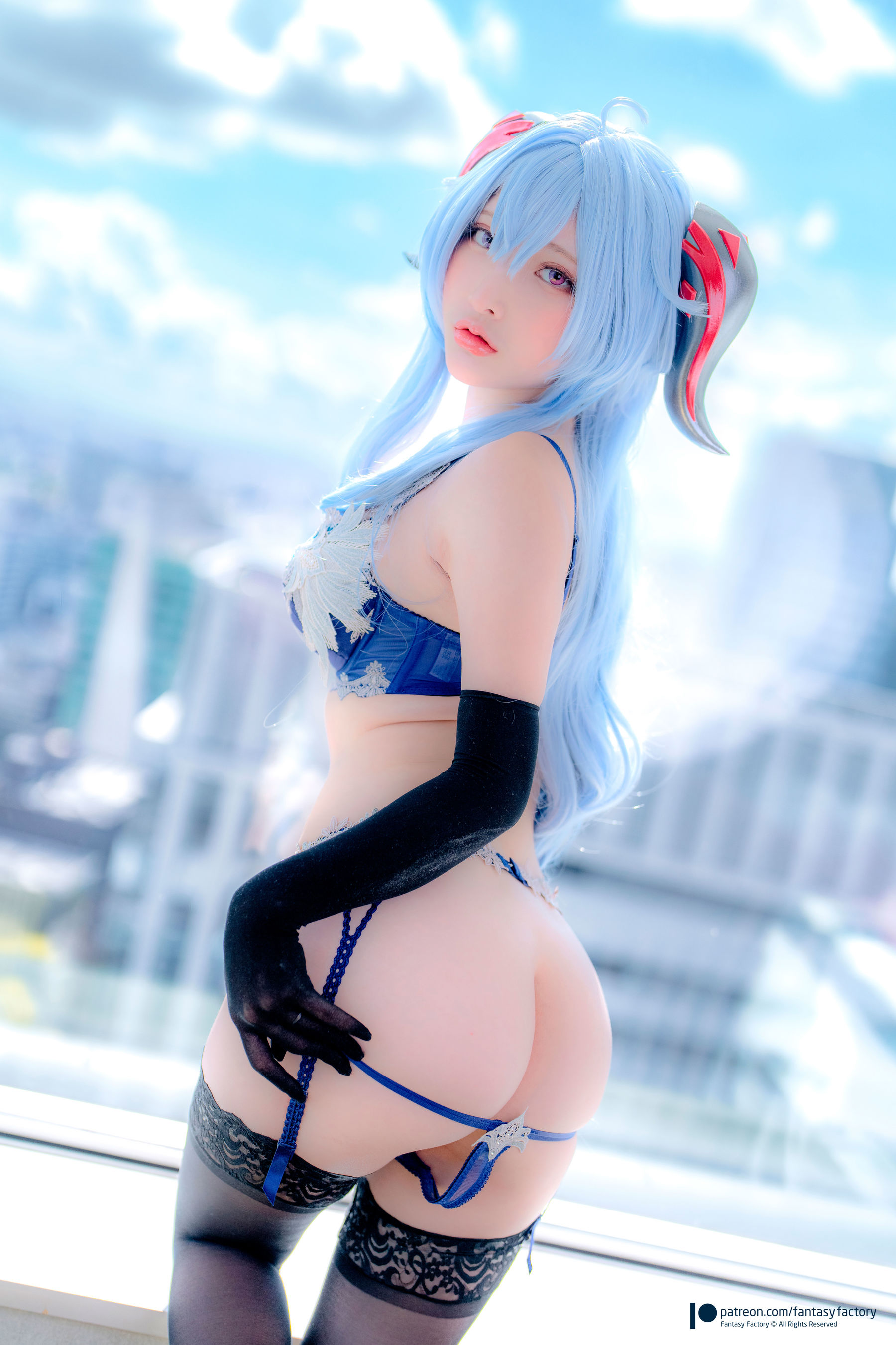 [Fantasy Factory] 小丁 Cosplay写真 - 甘雨内衣