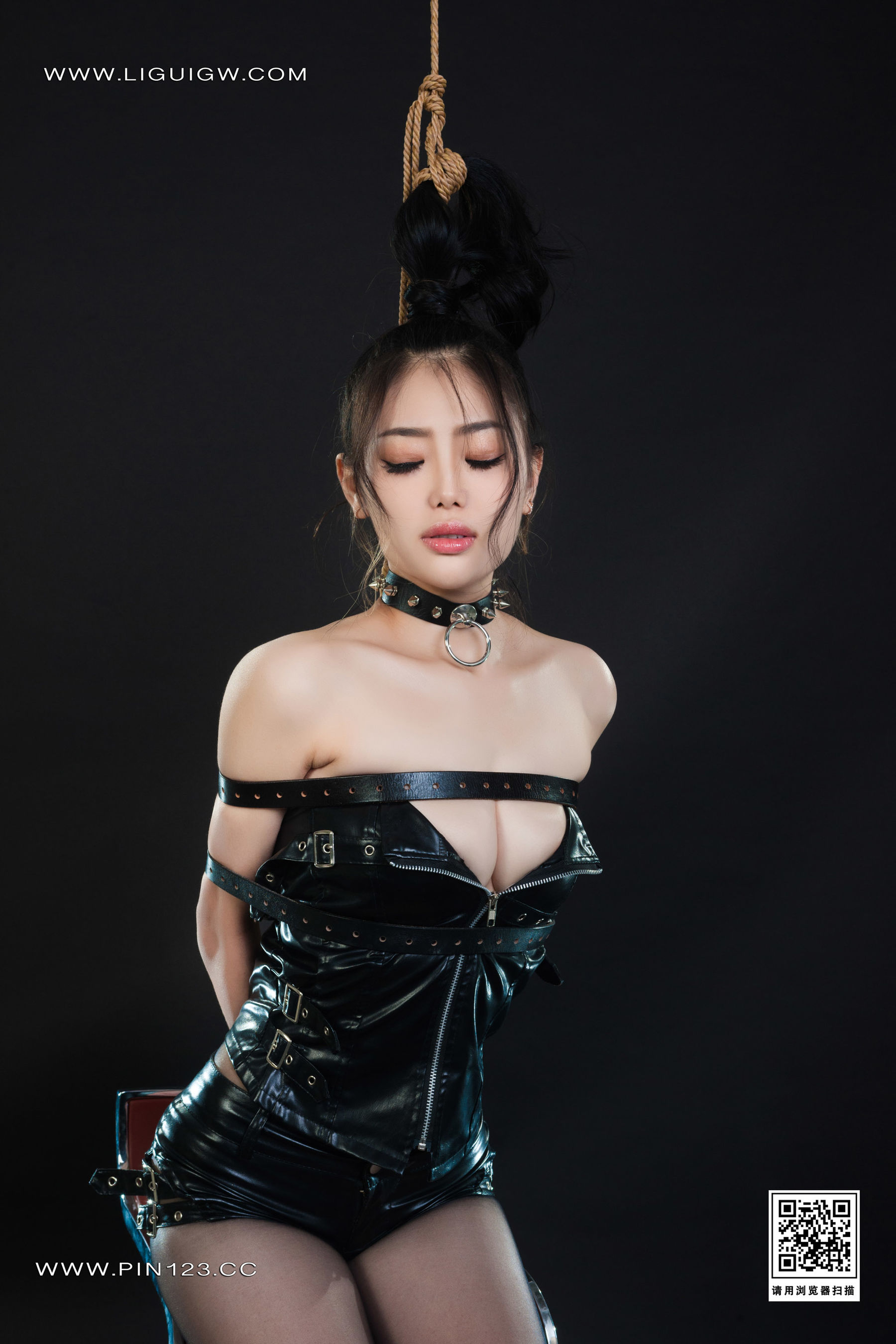 [Ligui丽柜] 2023.10.26 欲女皮缚 小智贤