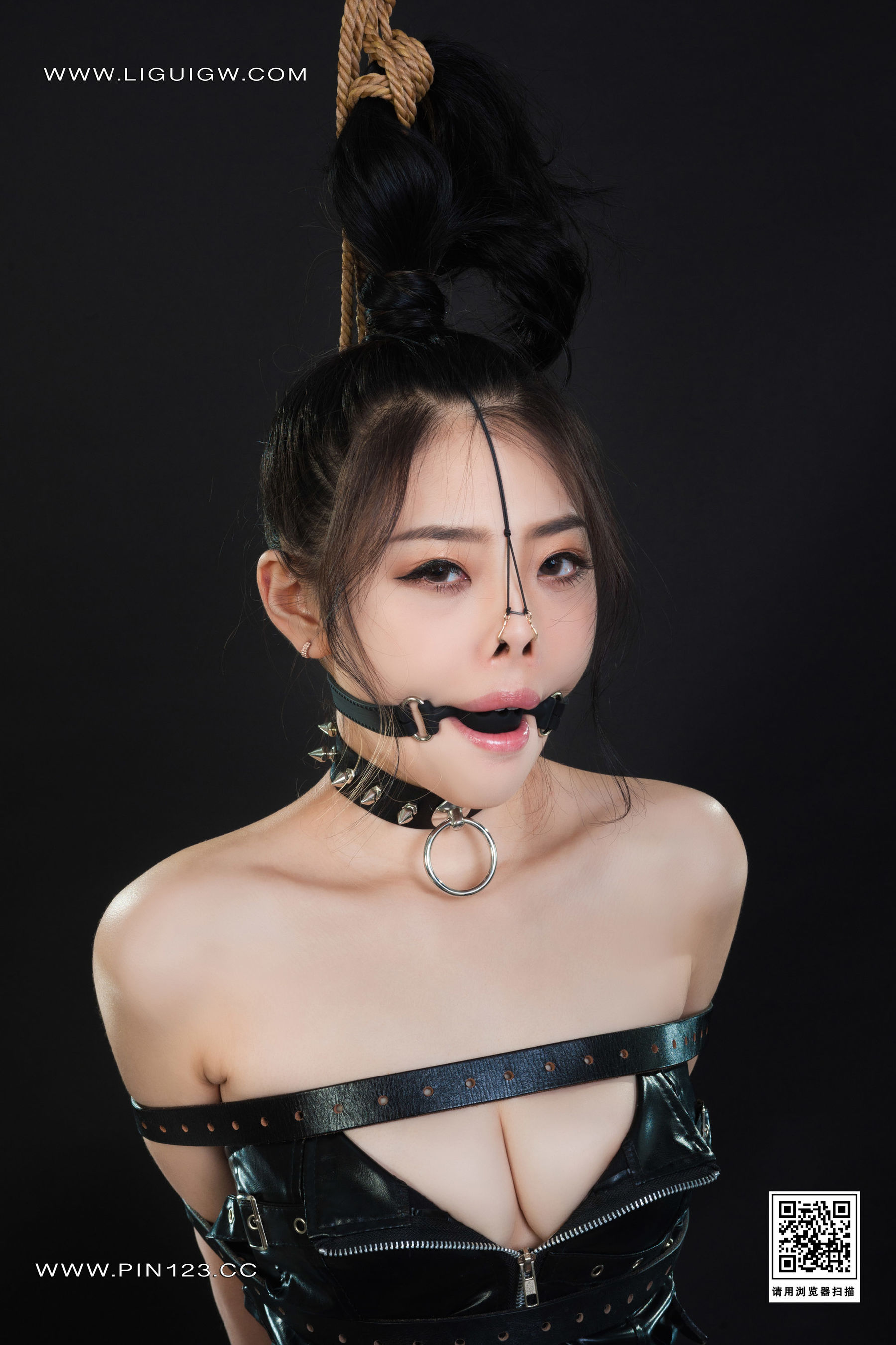 [Ligui丽柜] 2023.10.26 欲女皮缚 小智贤