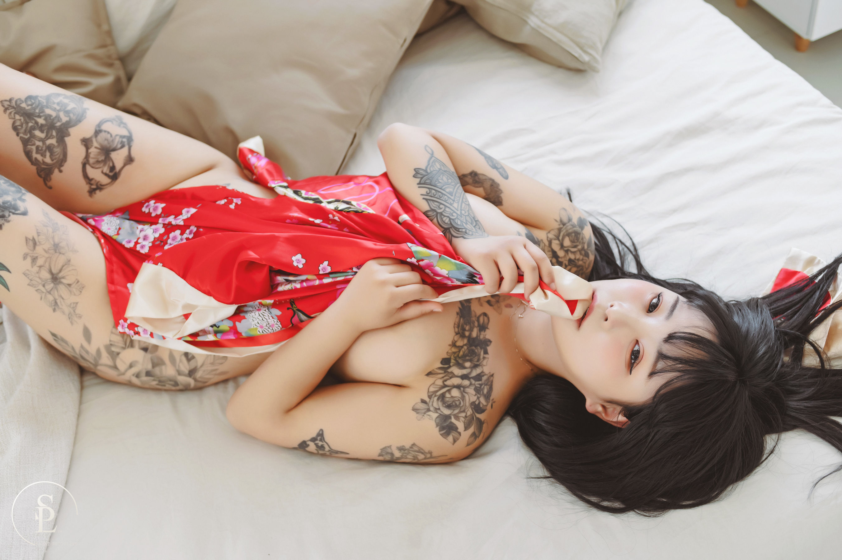 [saintphotolife] BoYeon - Vol.07 Leopard & Red Kimono