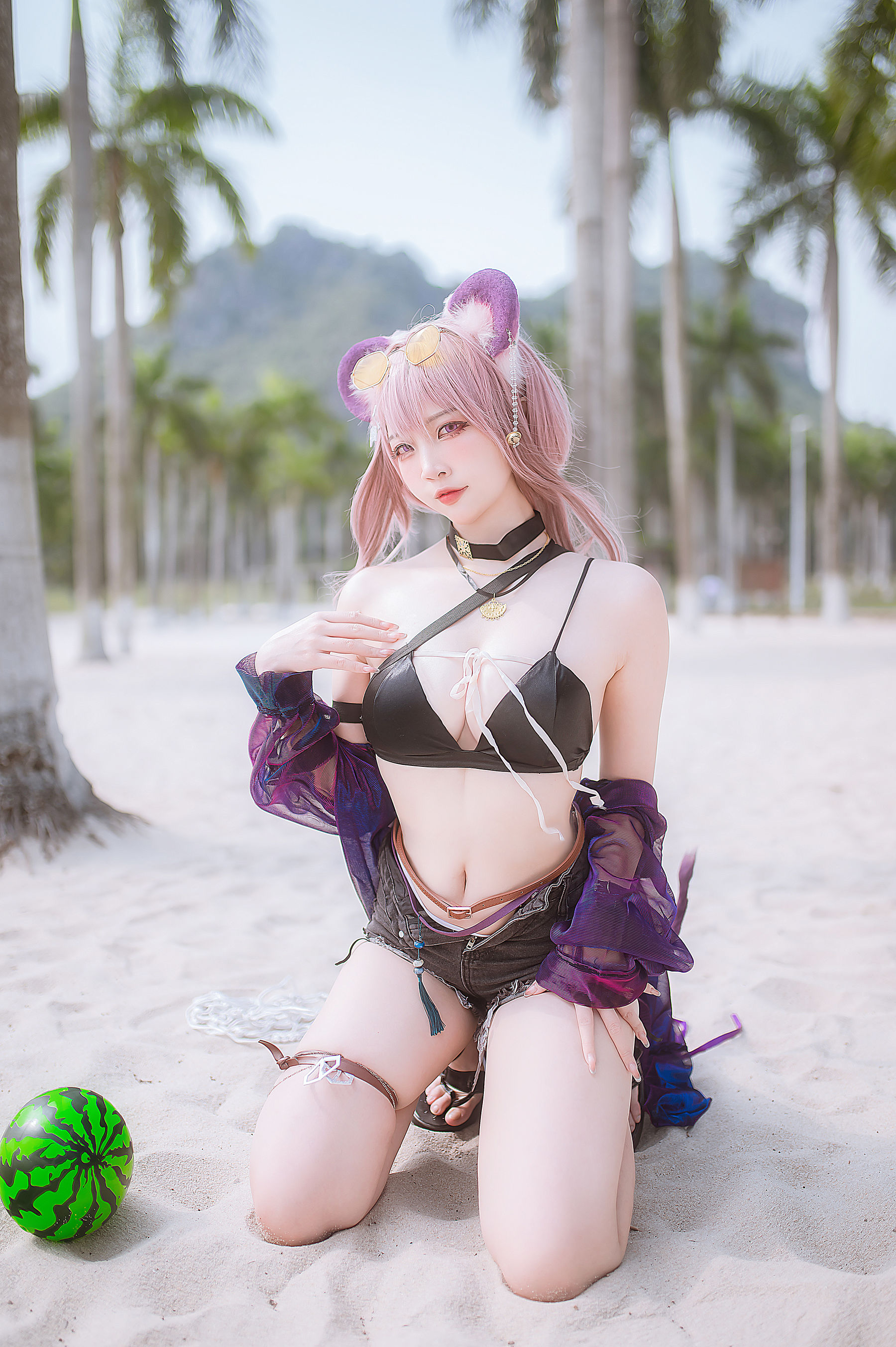 人气Coser 二佐Nisa - 泰拉夏日纪事 佐佐林雨霞
