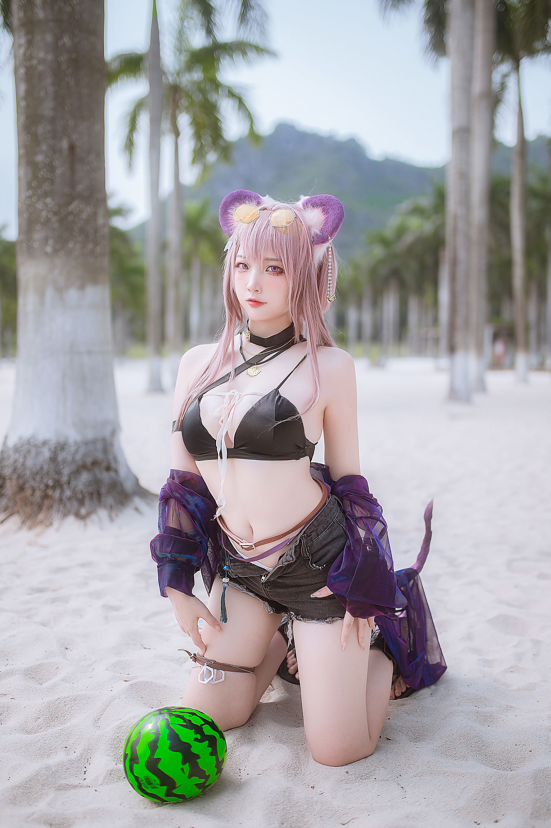 人气Coser 二佐Nisa - 泰拉夏日纪事 佐佐林雨霞