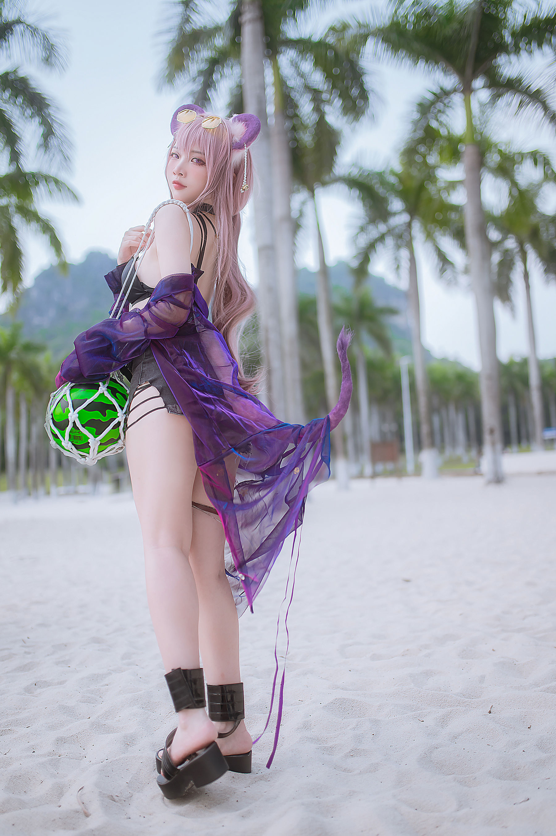 人气Coser 二佐Nisa - 泰拉夏日纪事 佐佐林雨霞