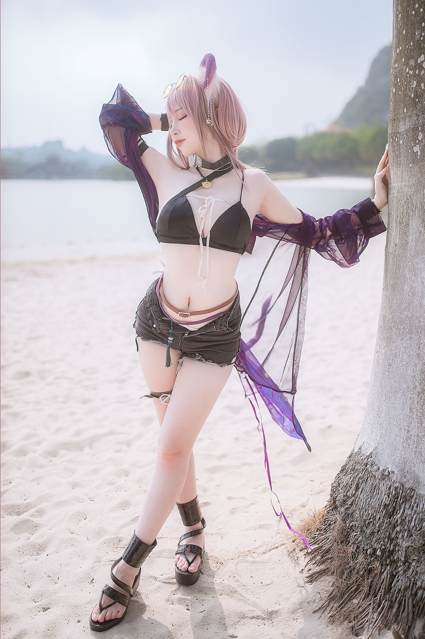 人气Coser 二佐Nisa - 泰拉夏日纪事 佐佐林雨霞