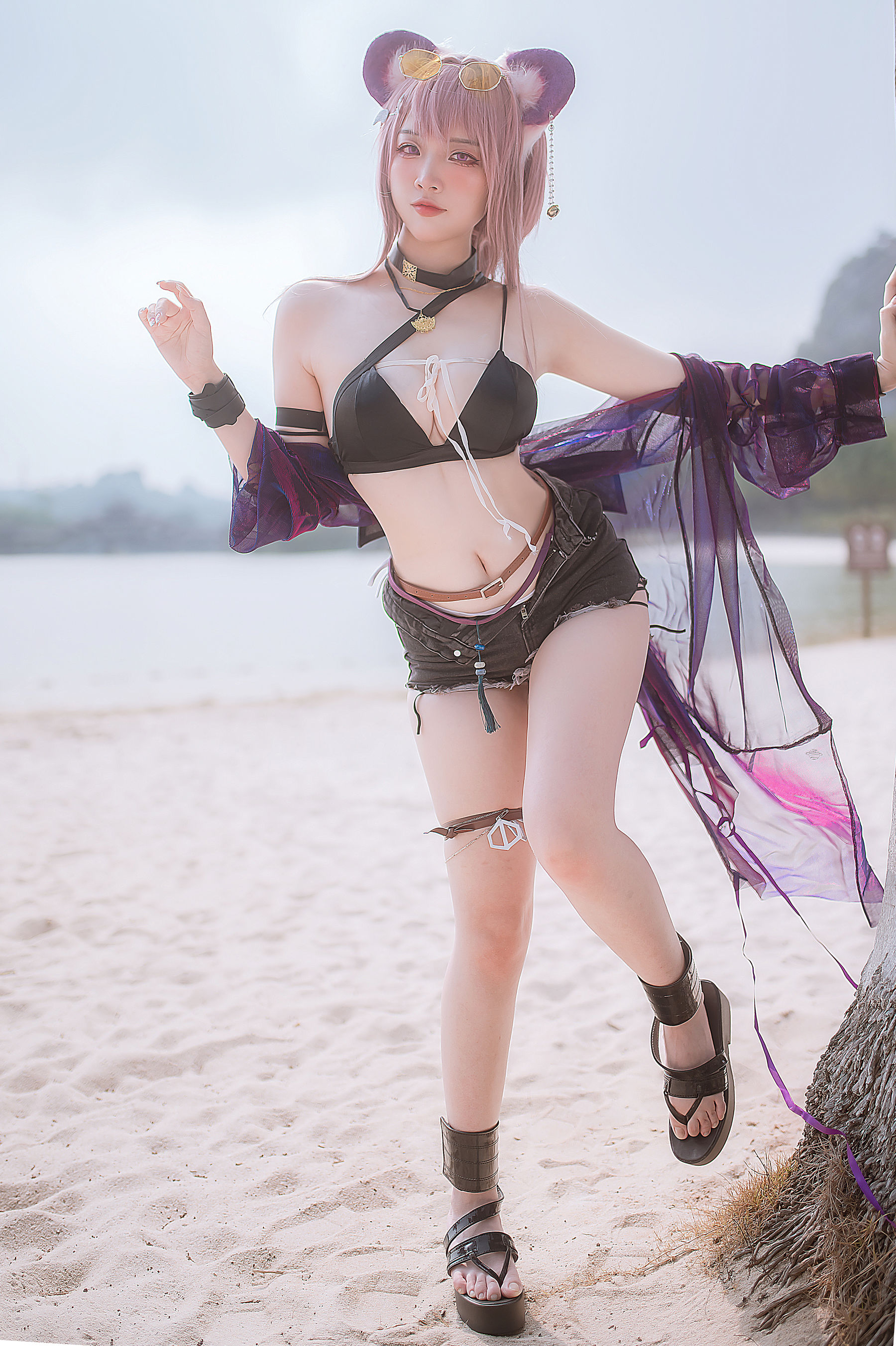 人气Coser 二佐Nisa - 泰拉夏日纪事 佐佐林雨霞