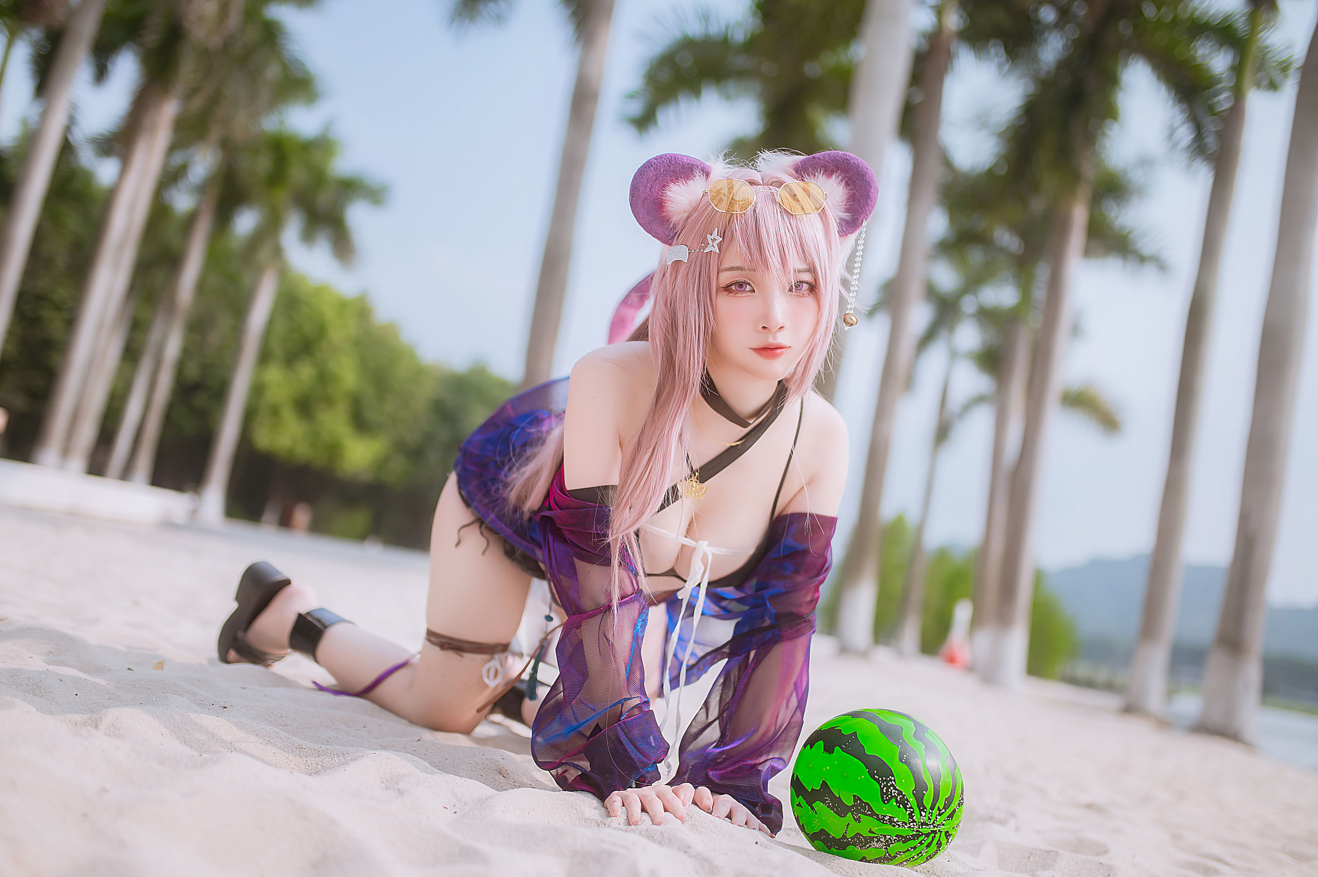 人气Coser 二佐Nisa - 泰拉夏日纪事 佐佐林雨霞
