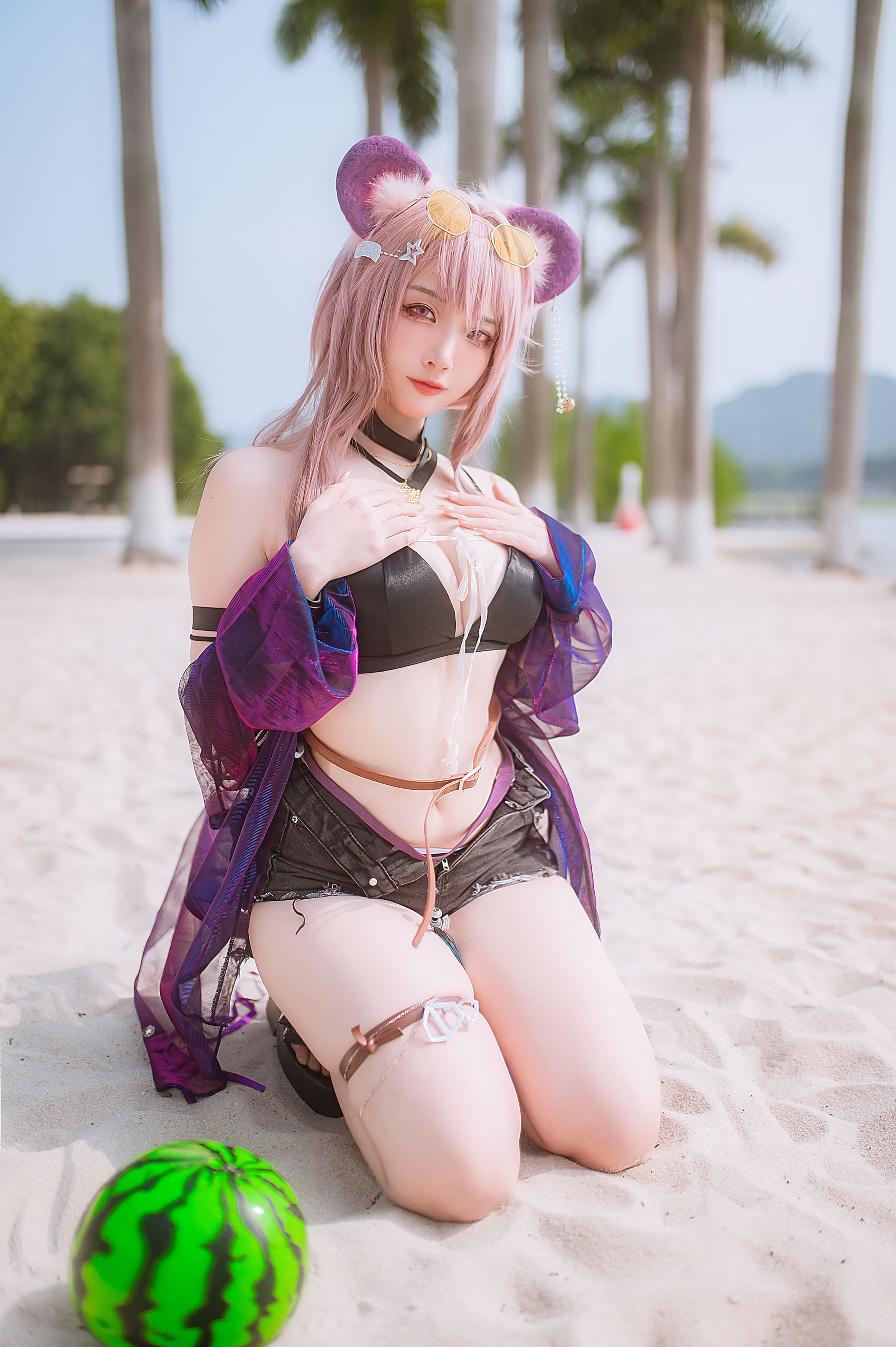 人气Coser 二佐Nisa - 泰拉夏日纪事 佐佐林雨霞