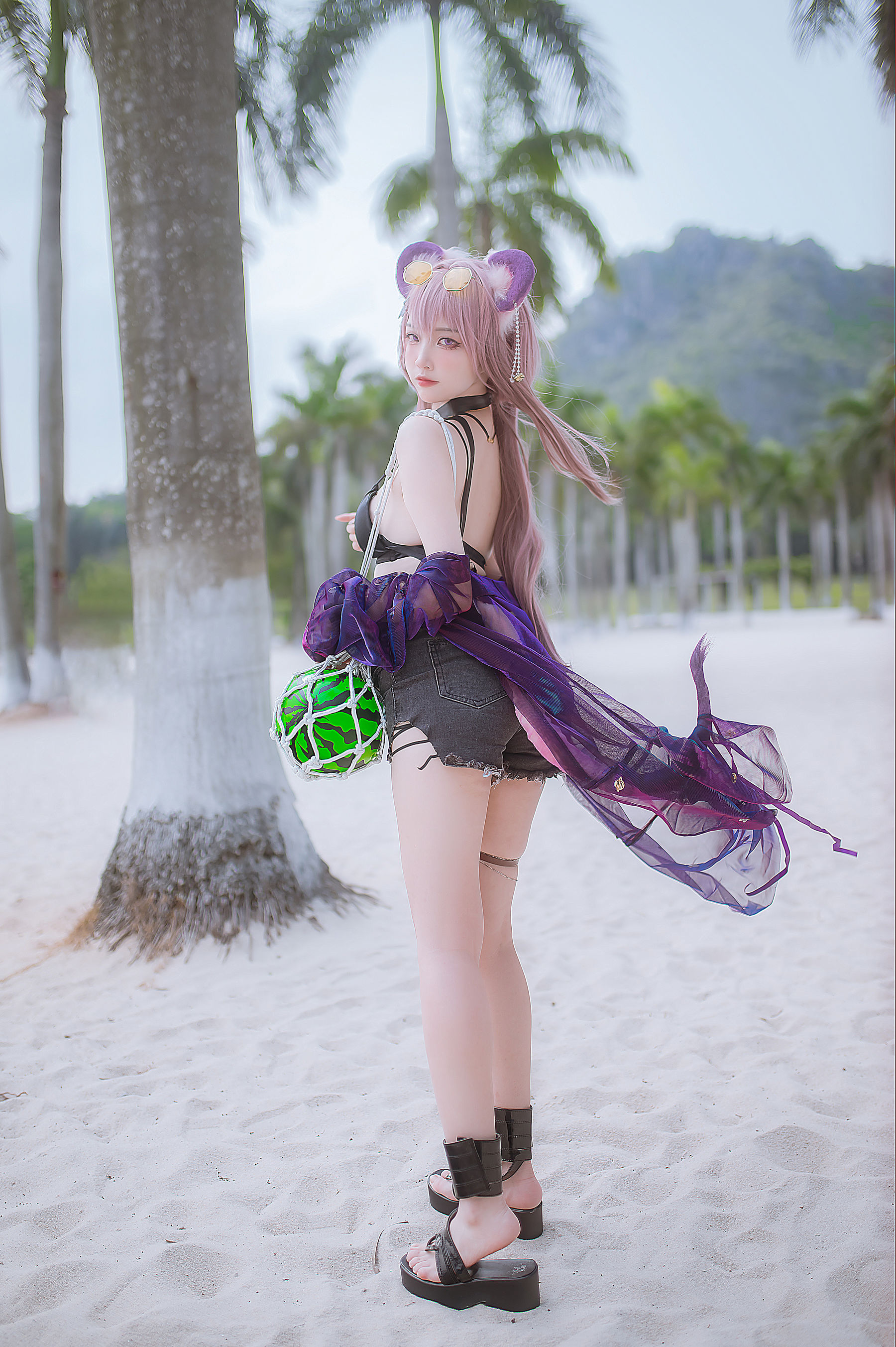 人气Coser 二佐Nisa - 泰拉夏日纪事 佐佐林雨霞