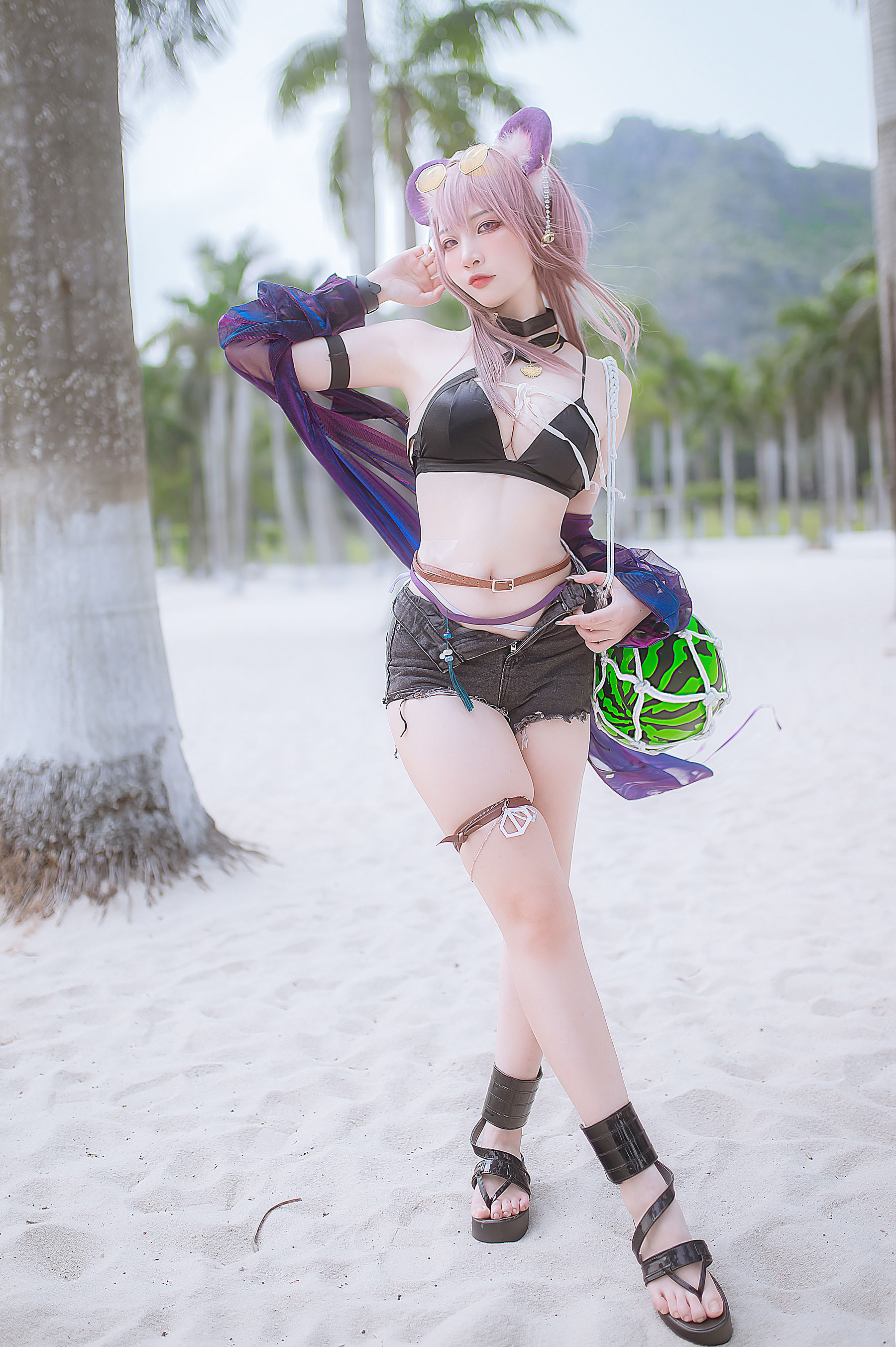 人气Coser 二佐Nisa - 泰拉夏日纪事 佐佐林雨霞