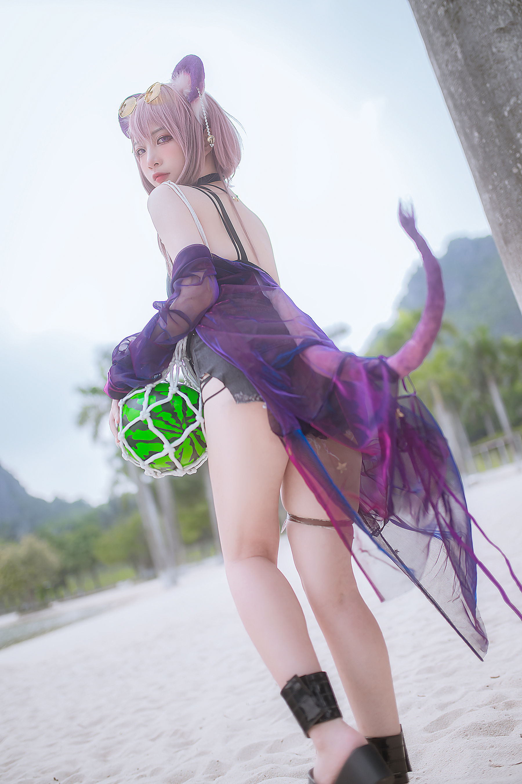 人气Coser 二佐Nisa - 泰拉夏日纪事 佐佐林雨霞