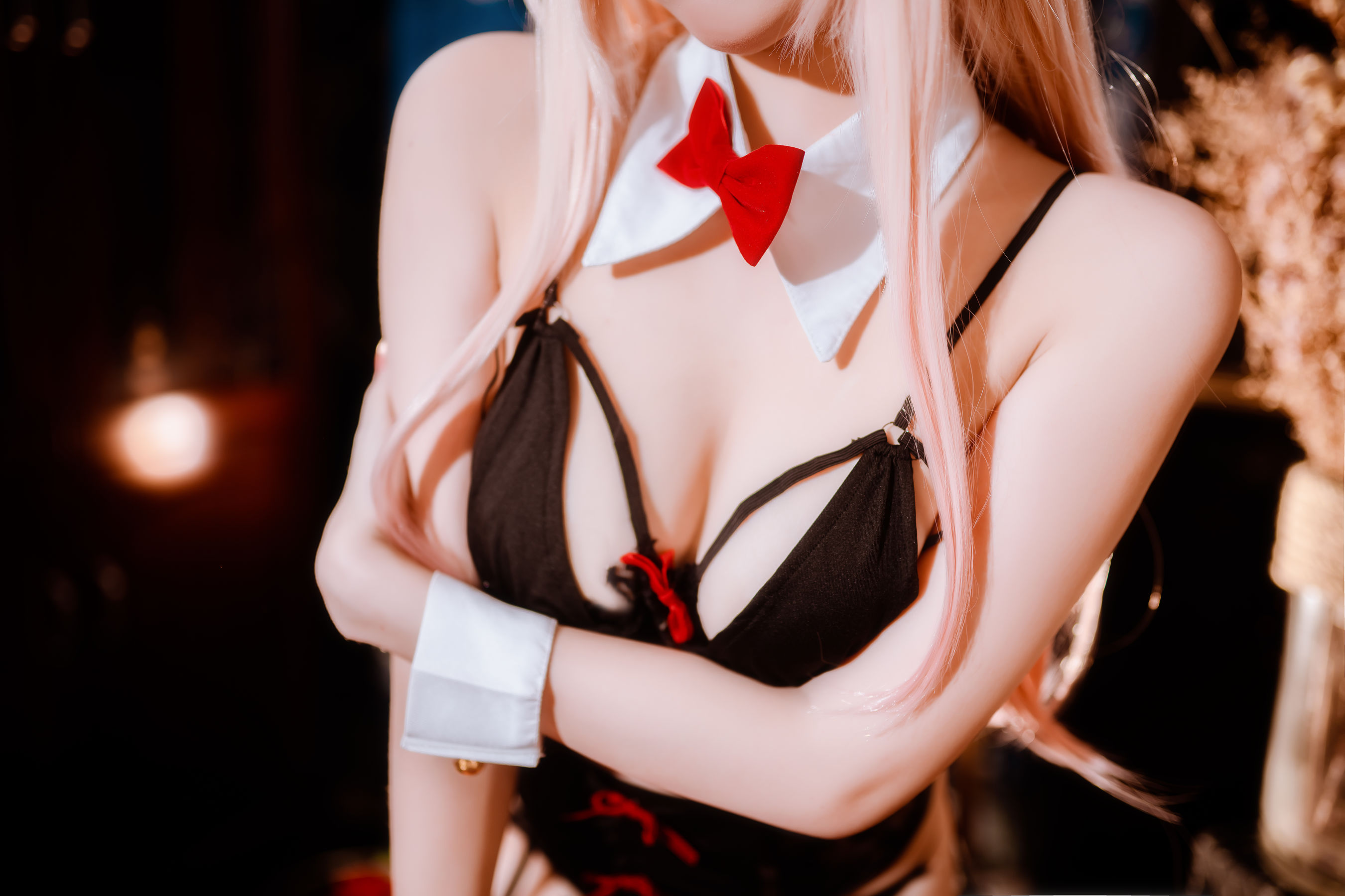 人气Coser 二佐Nisa - 海梦 内衣兔女郎
