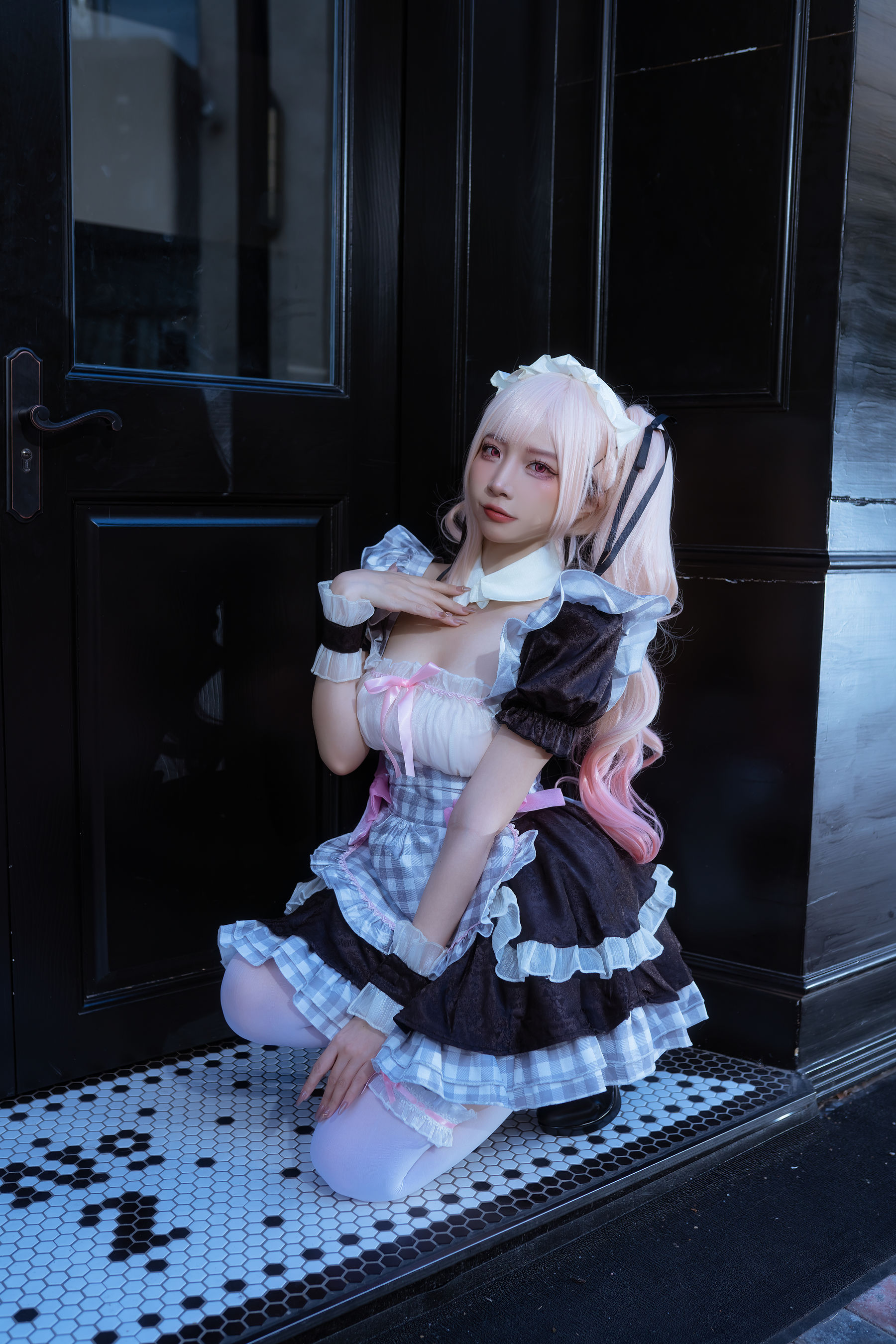 人气Coser 二佐Nisa - 海梦 女仆