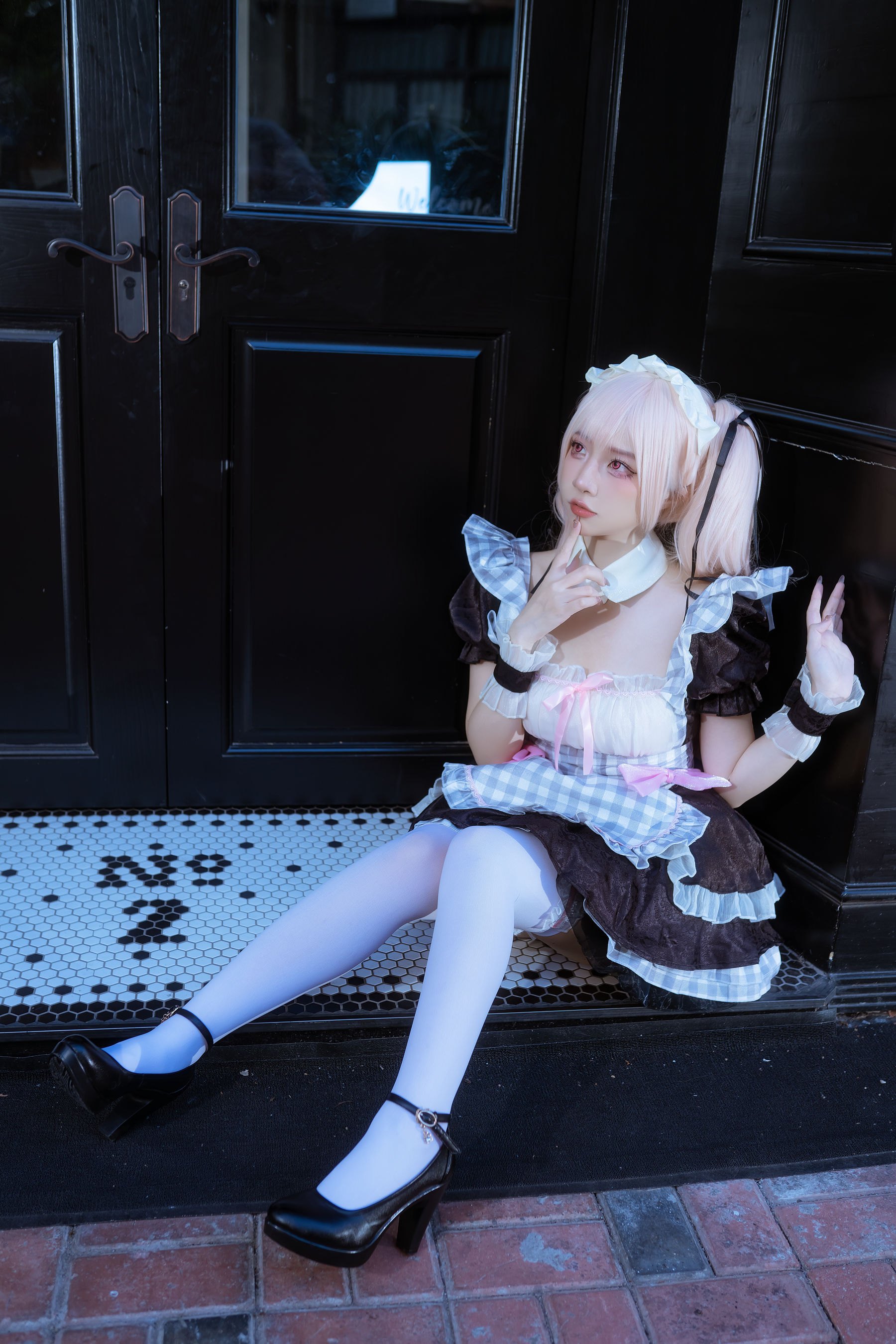 人气Coser 二佐Nisa - 海梦 女仆