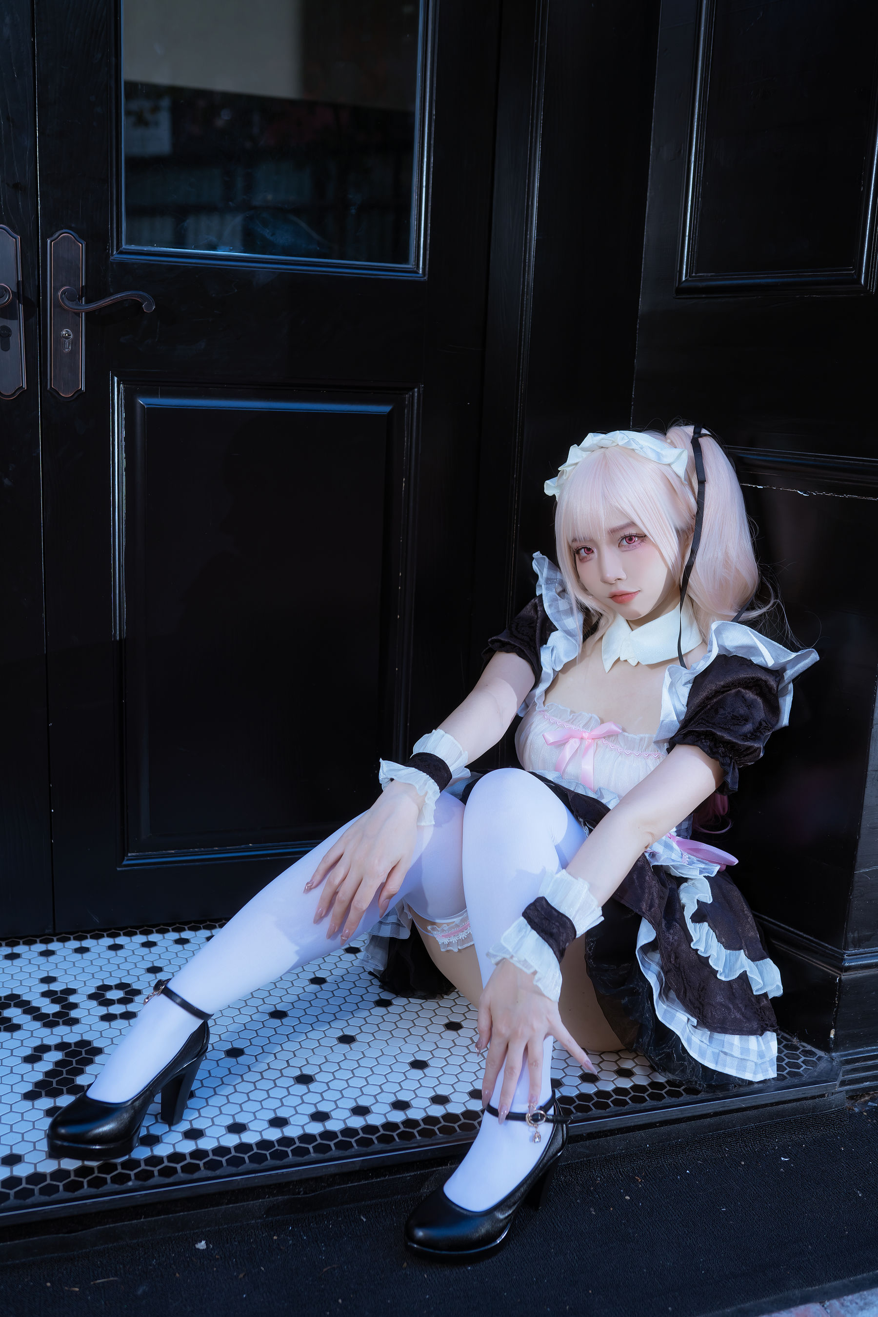 人气Coser 二佐Nisa - 海梦 女仆