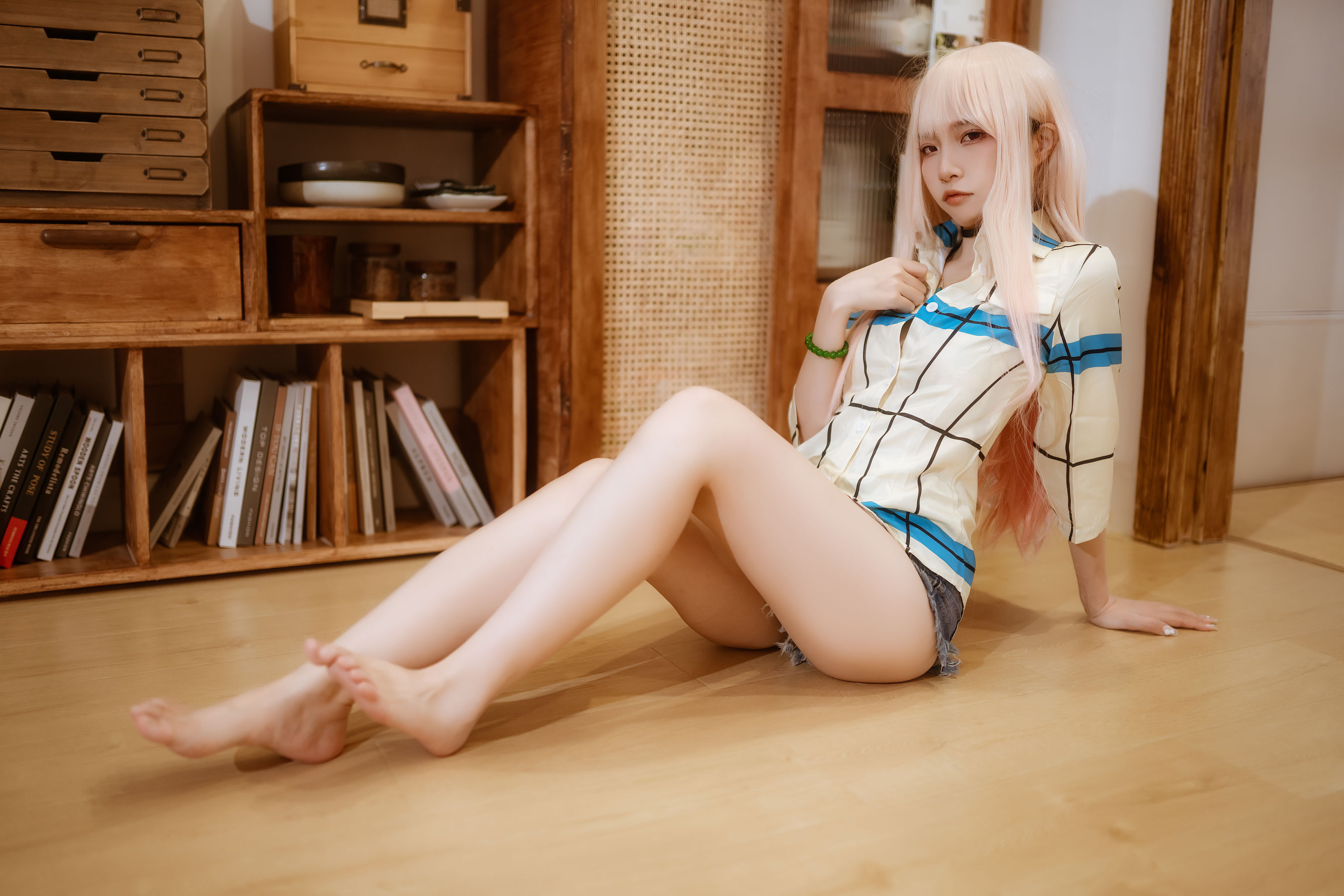 人气Coser 二佐Nisa - 海梦 日常泳装